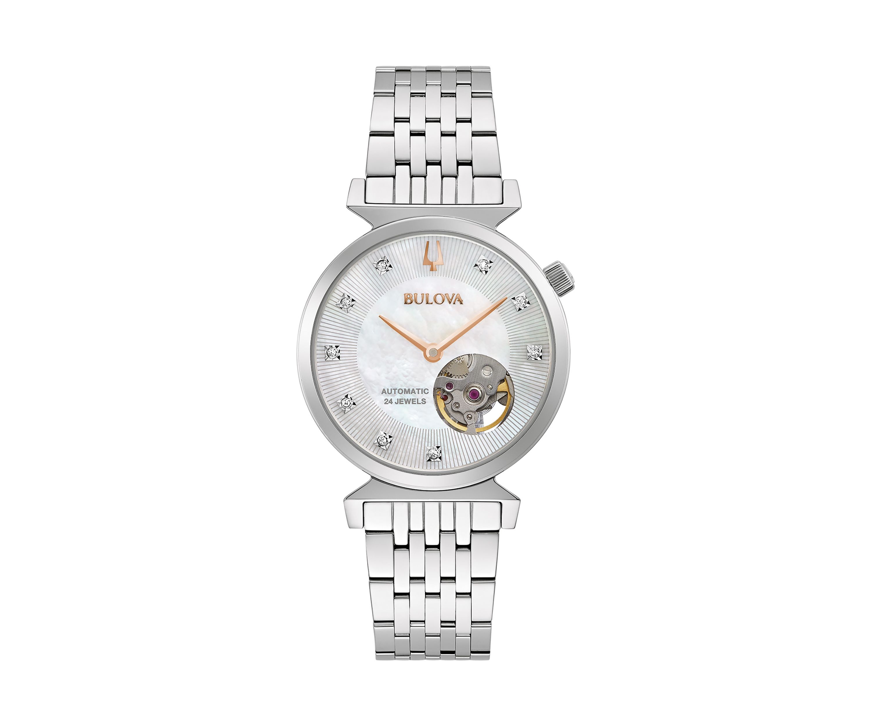 Womens Automatic Regatta Diamond Dial Watch 