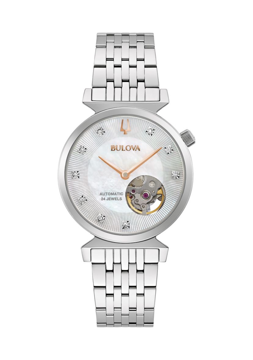Womens Automatic Regatta Diamond Dial Watch 
