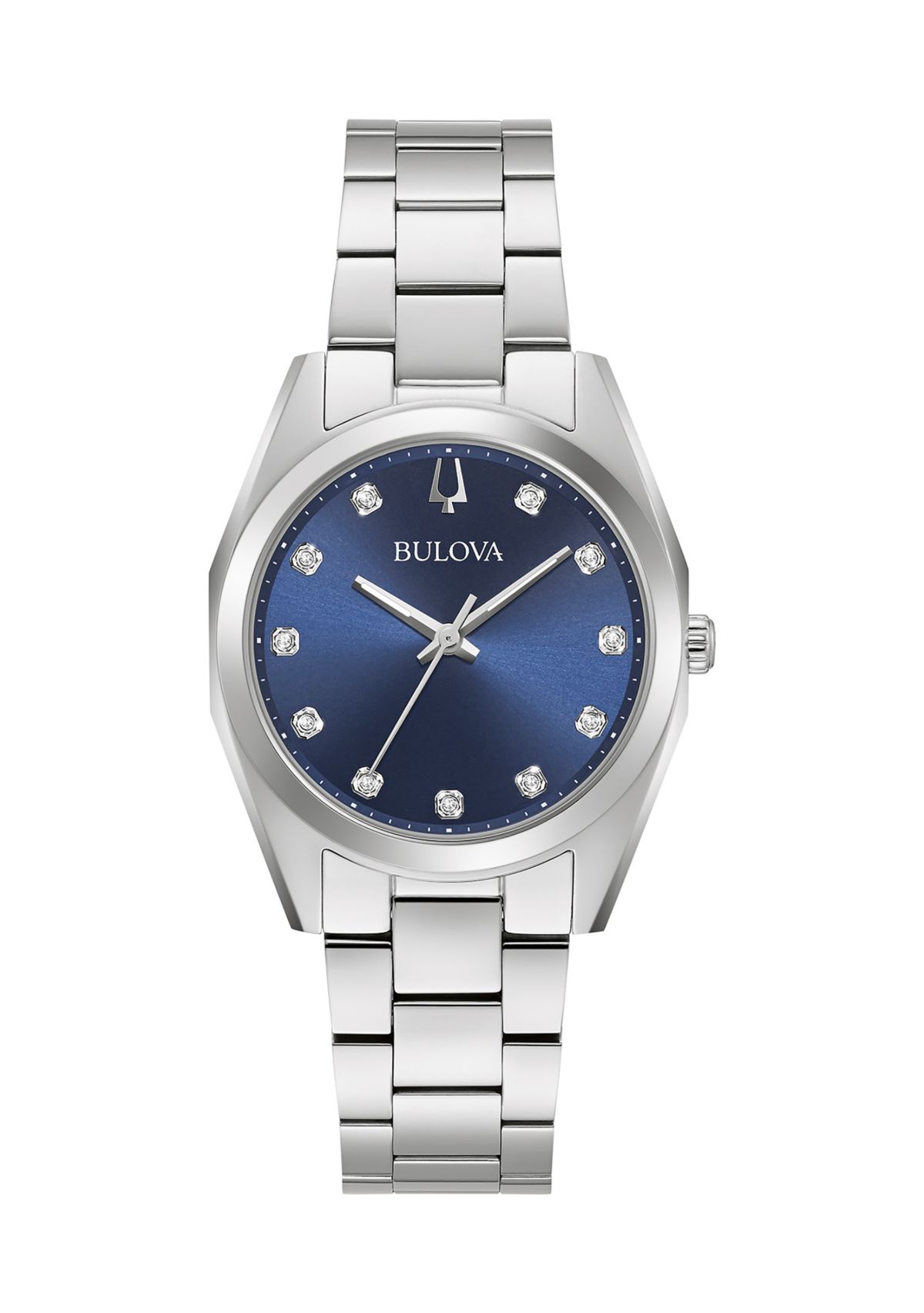 Womens Classic Surveyor Silver Tone Stainless Steel Bracelet Watch - 31 Millimeter