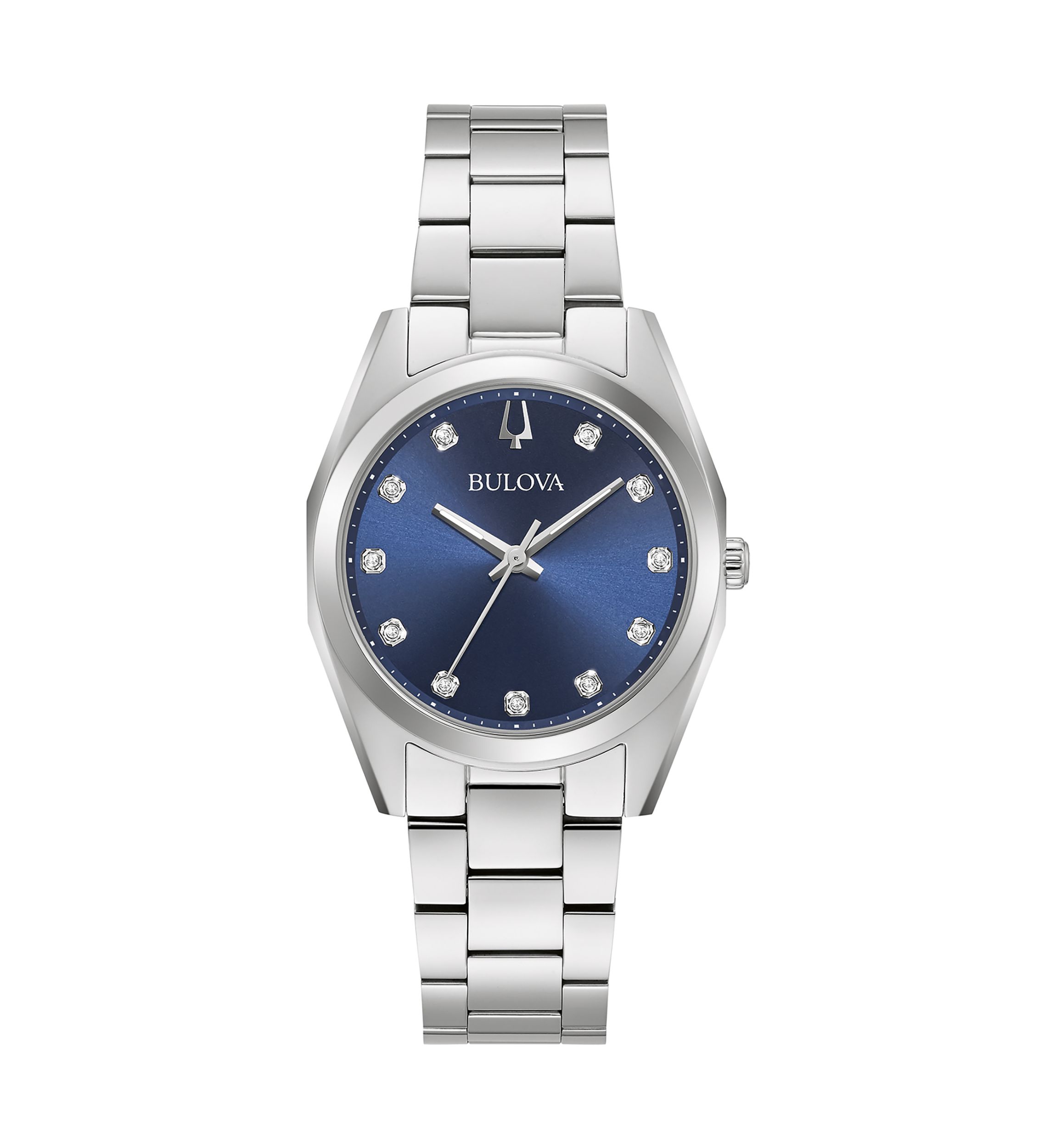 Womens Classic Surveyor Silver Tone Stainless Steel Bracelet Watch - 31 Millimeter