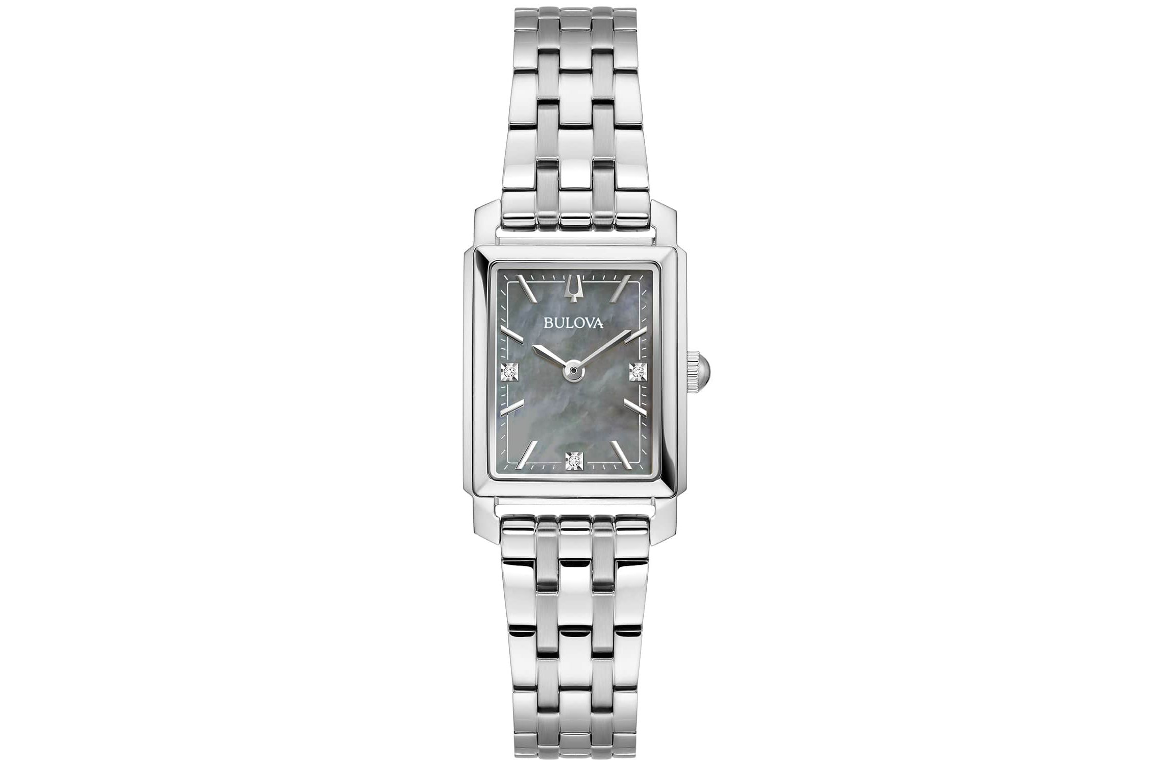 Bulova Ladies Classic Sutton Silver-Tone Bracelet Watch