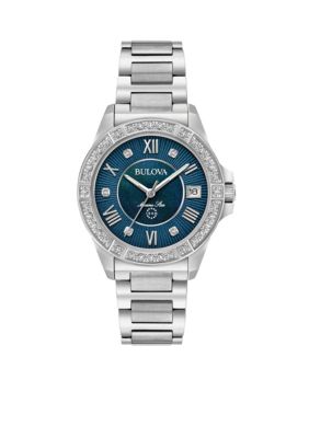 Bulova Women's Marine Star Diamond Watch -  540026496R215