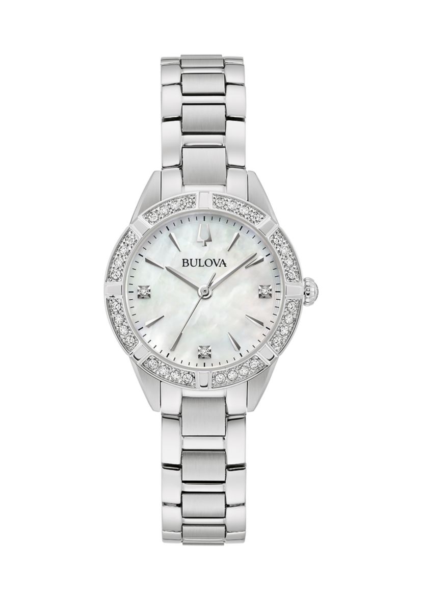 Womens 28 Millimeter Classic Sutton Silver Bracelet Watch  