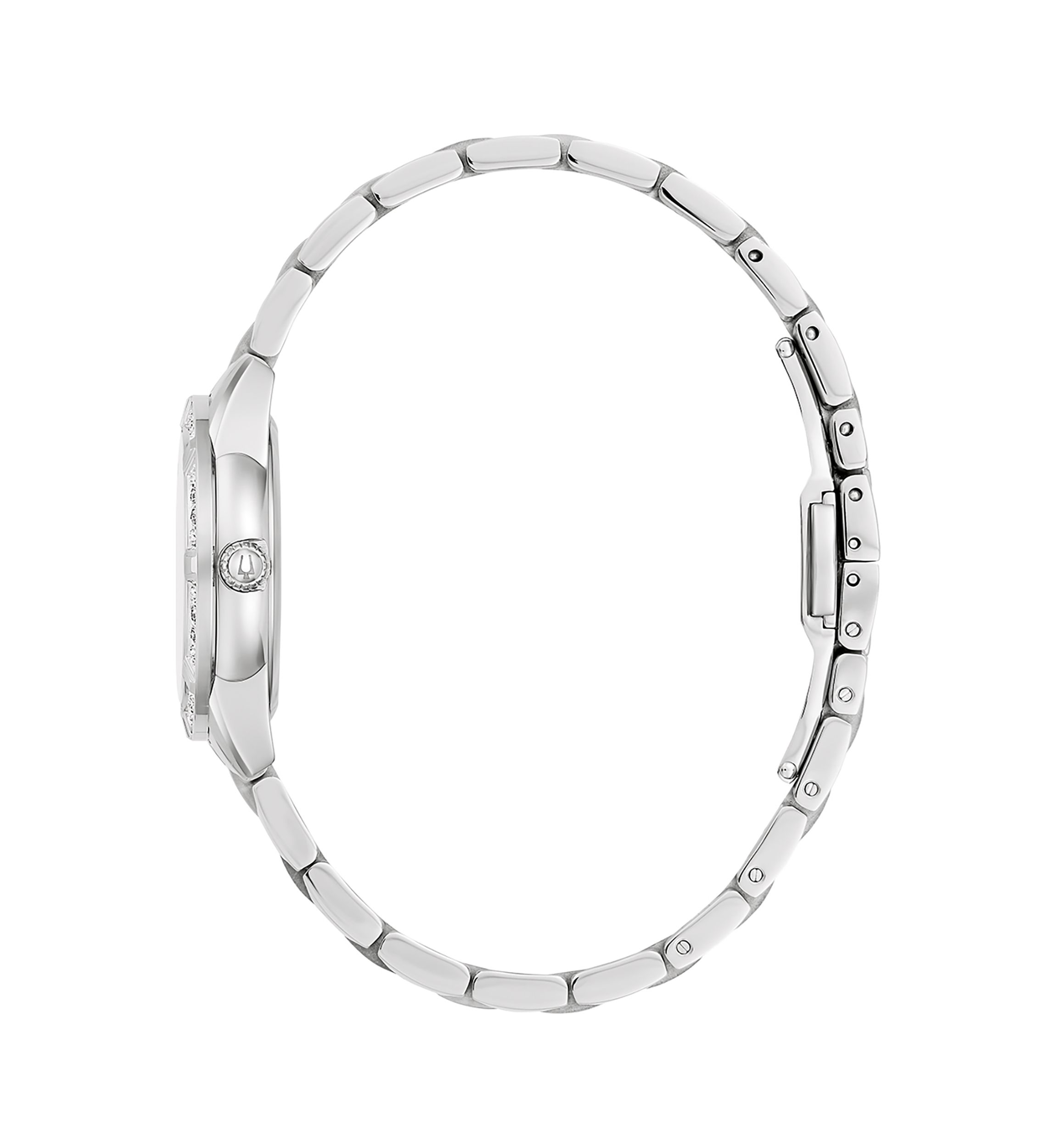Womens 28 Millimeter Classic Sutton Silver Bracelet Watch  