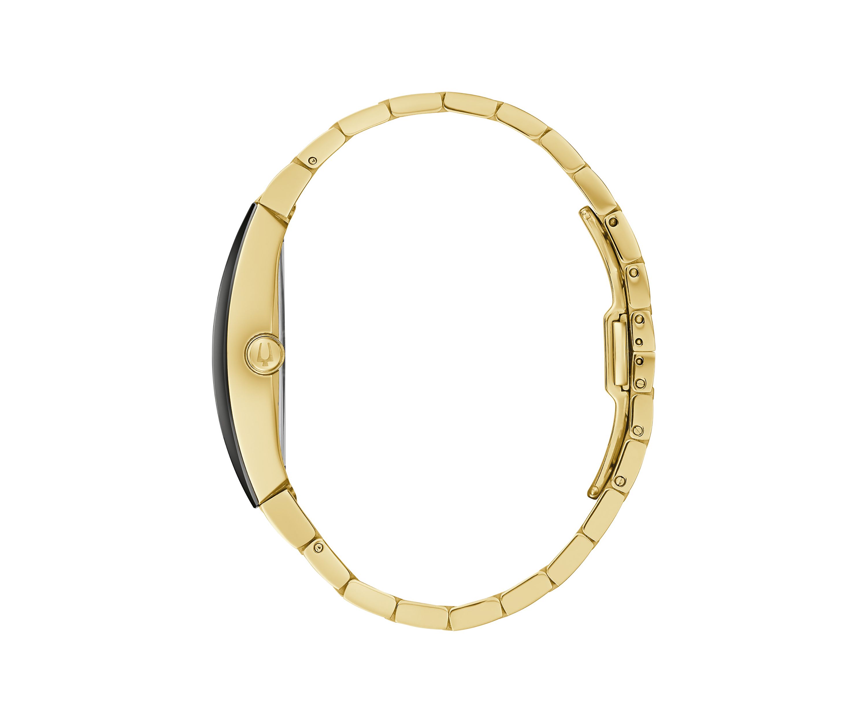 Gold Tone Stainless Steel Analog Bracelet Watch 