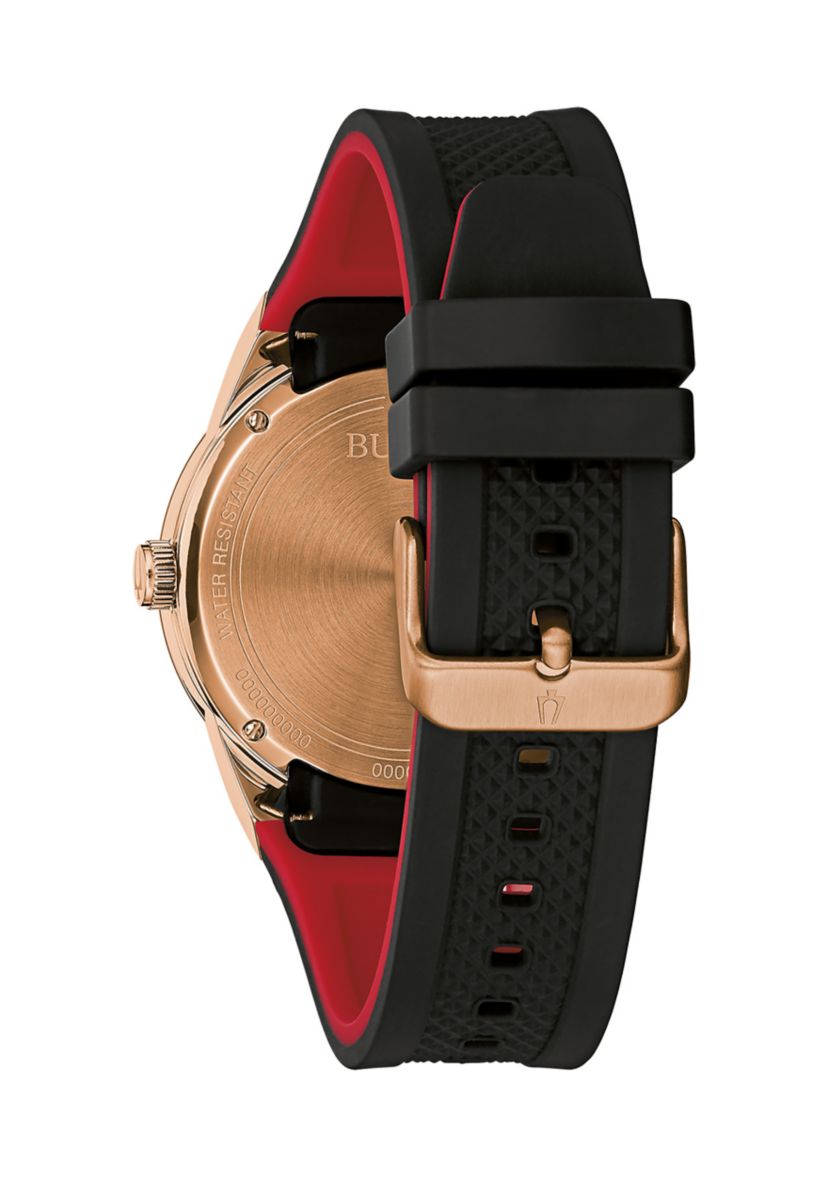 Mens Futuro Multi Function Rose Gold with Black Watch