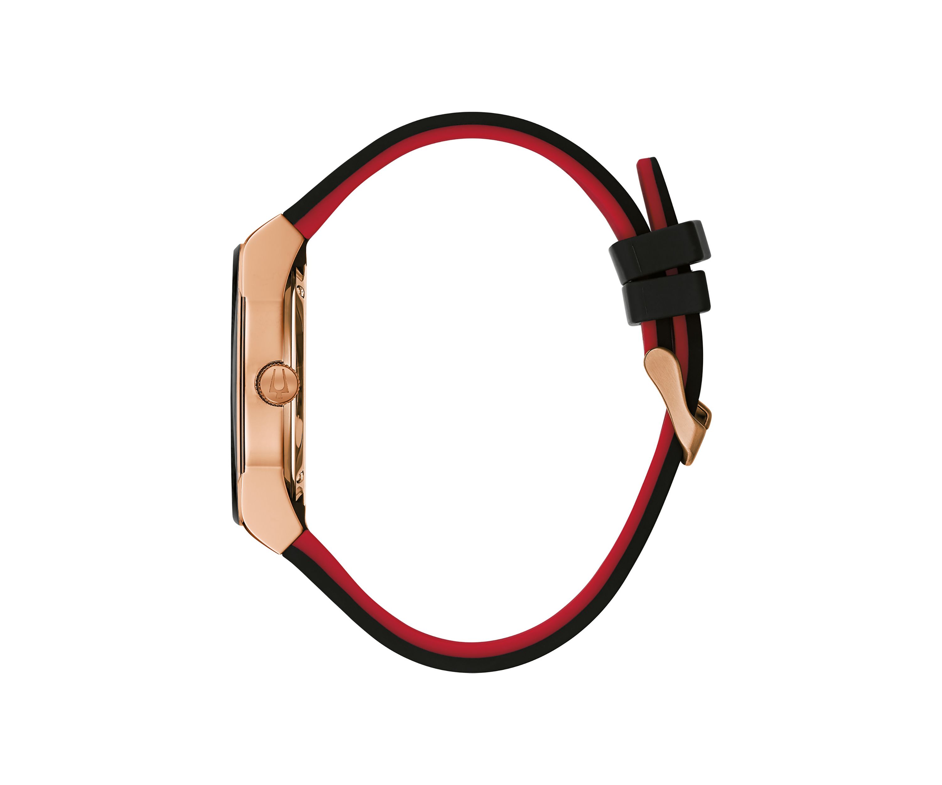 Mens Futuro Multi Function Rose Gold with Black Watch