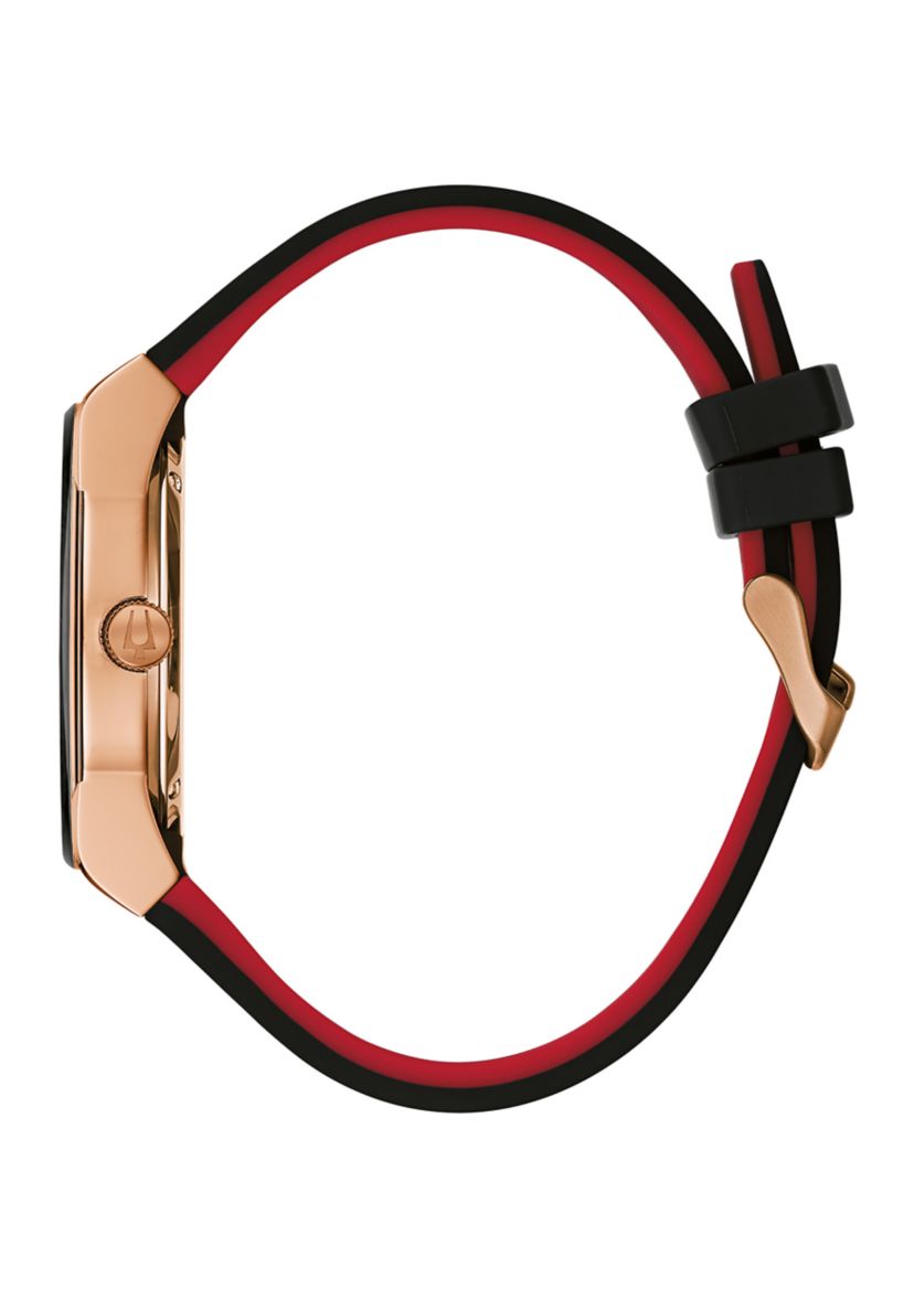 Mens Futuro Multi Function Rose Gold with Black Watch