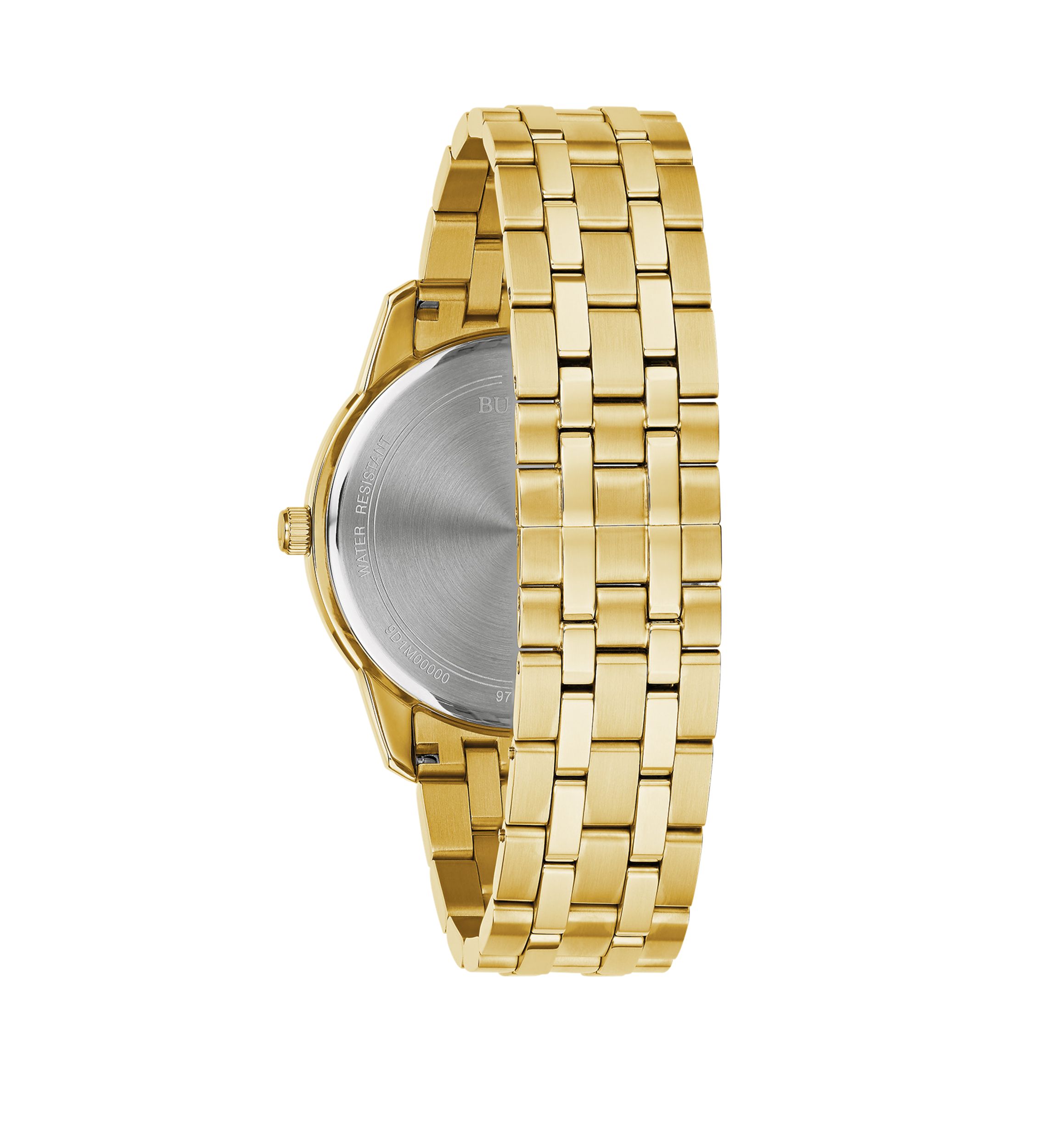 Mens Sutton Gold Tone Dial Watch
