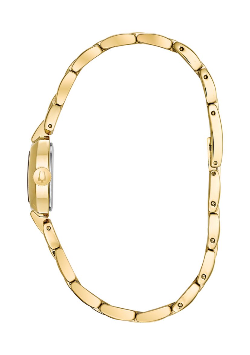 Gold Tone Stainless Steel Watch 