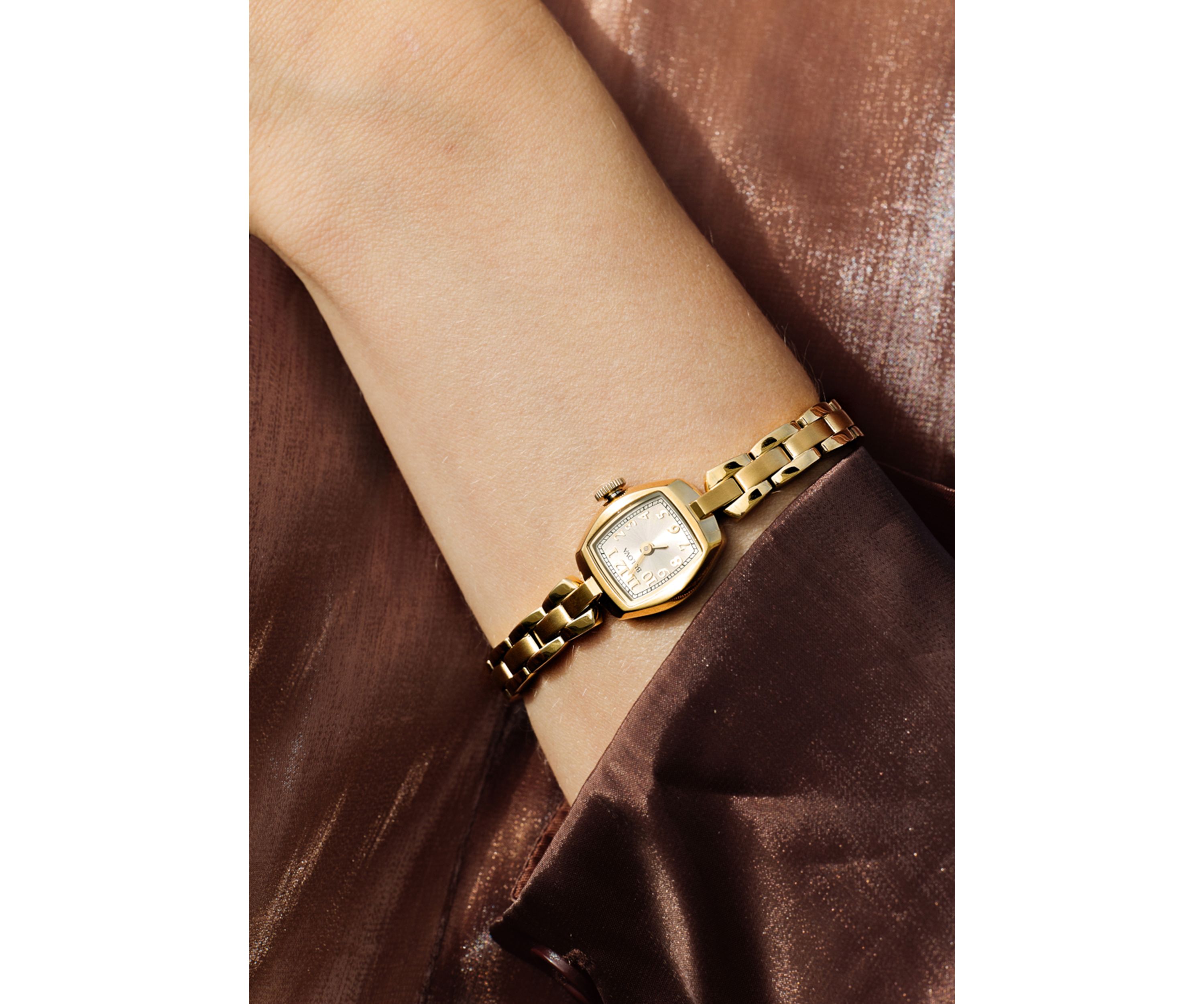 Gold Tone Stainless Steel Watch 
