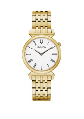 Bulova Women's Bracelet Gold Tone Watch