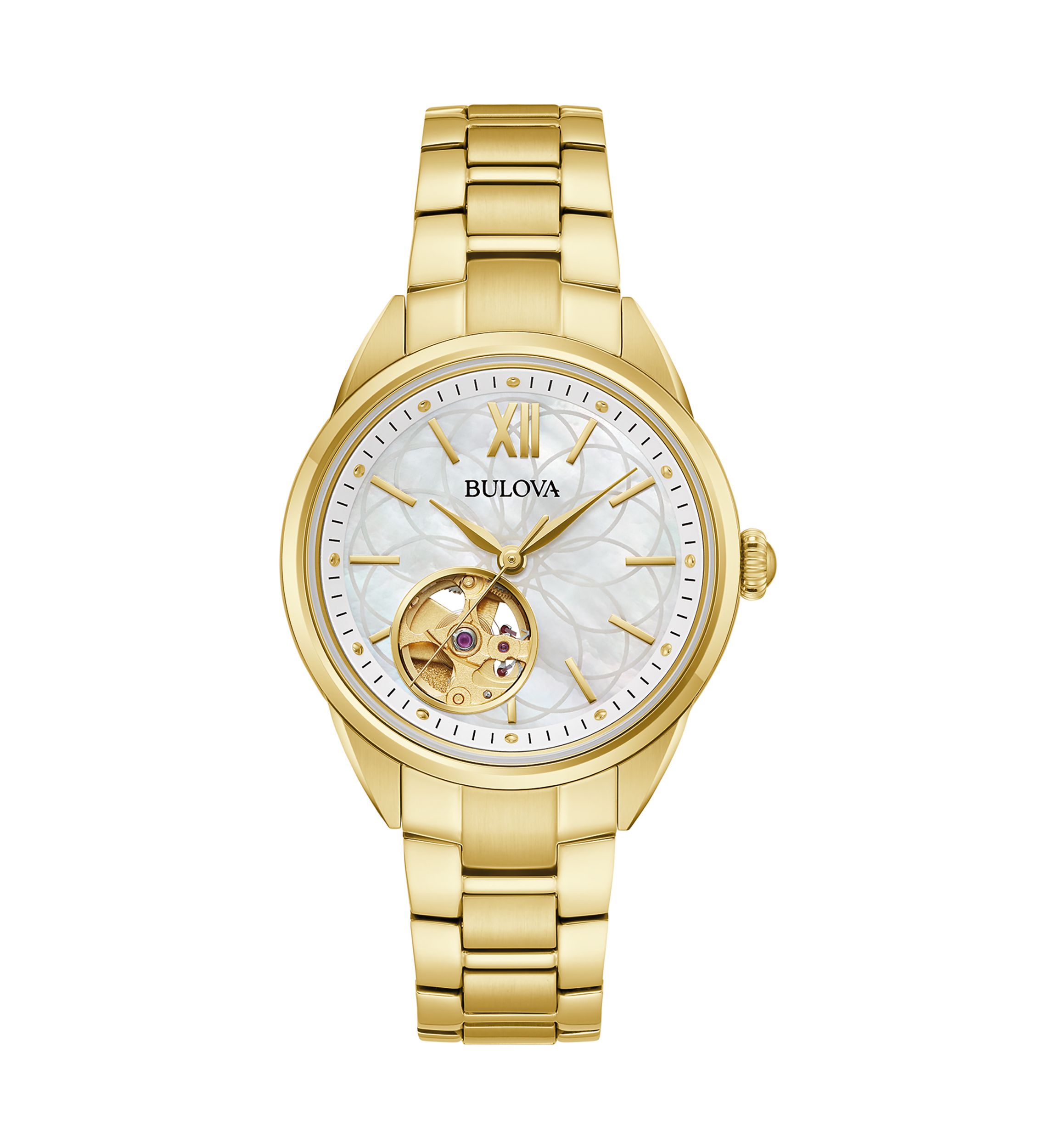 Womens 34.5 Millimeter Classic Sutton Gold-Tone Bracelet Watch 