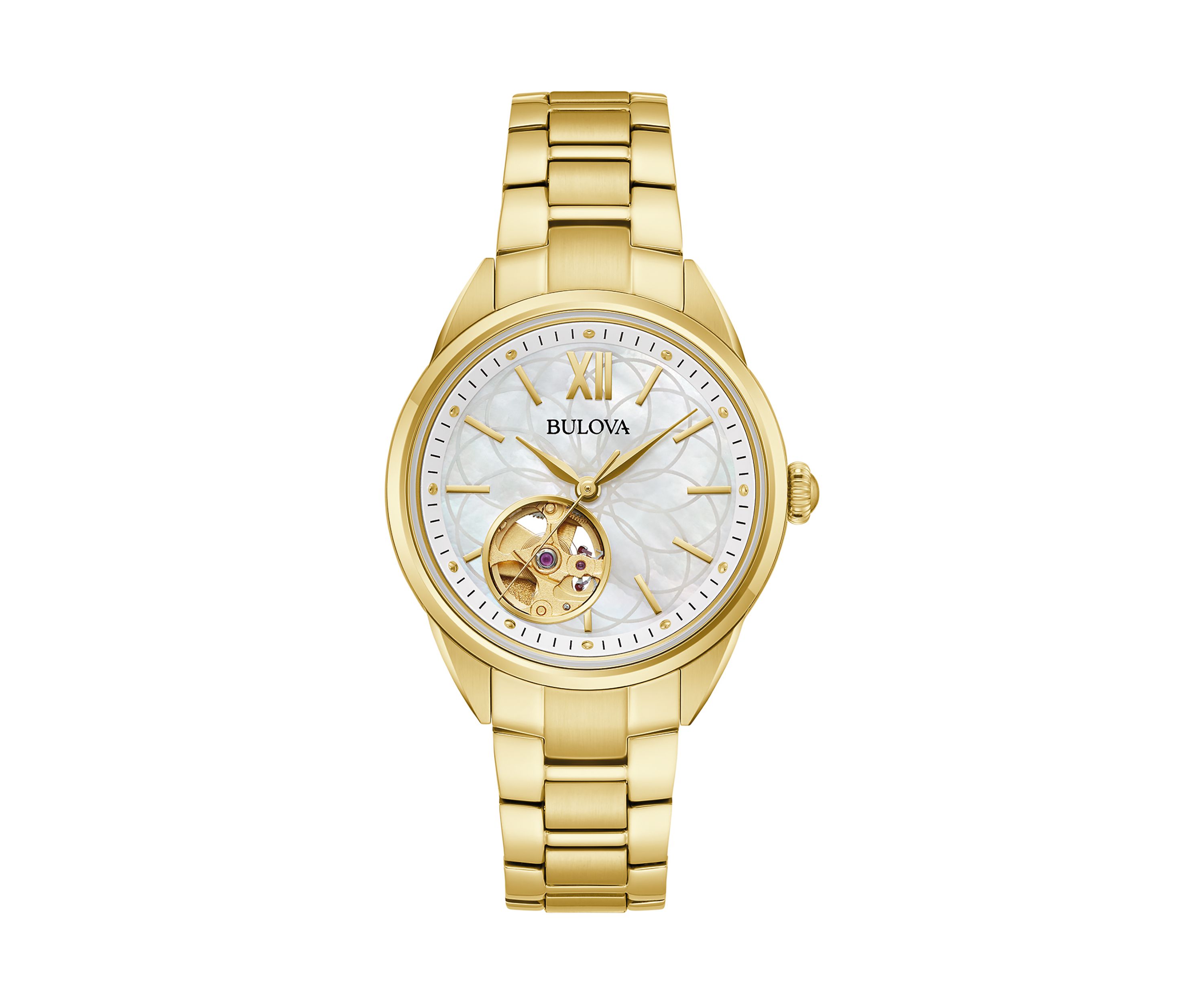 Womens 34.5 Millimeter Classic Sutton Gold-Tone Bracelet Watch 