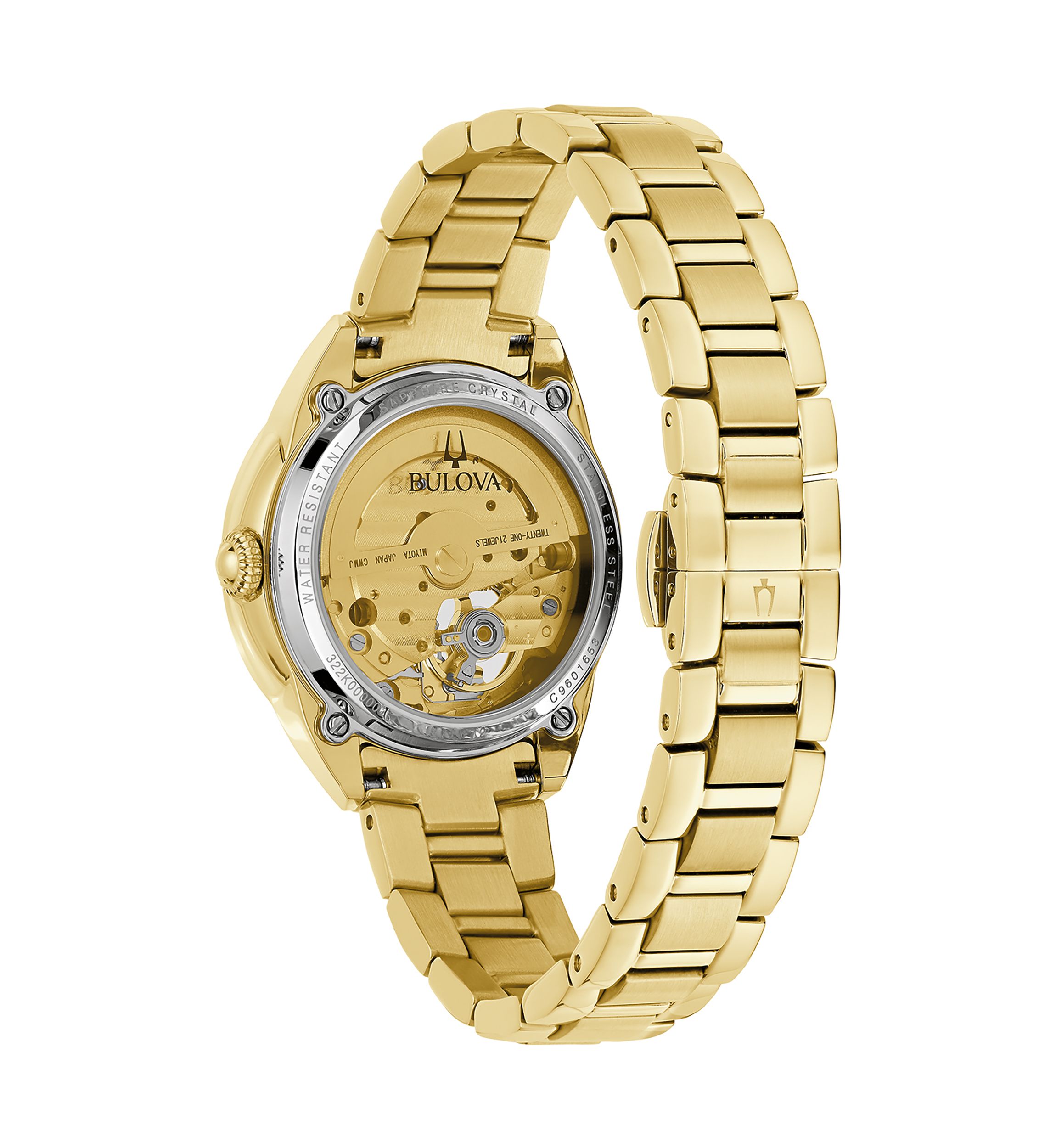 Womens 34.5 Millimeter Classic Sutton Gold-Tone Bracelet Watch 