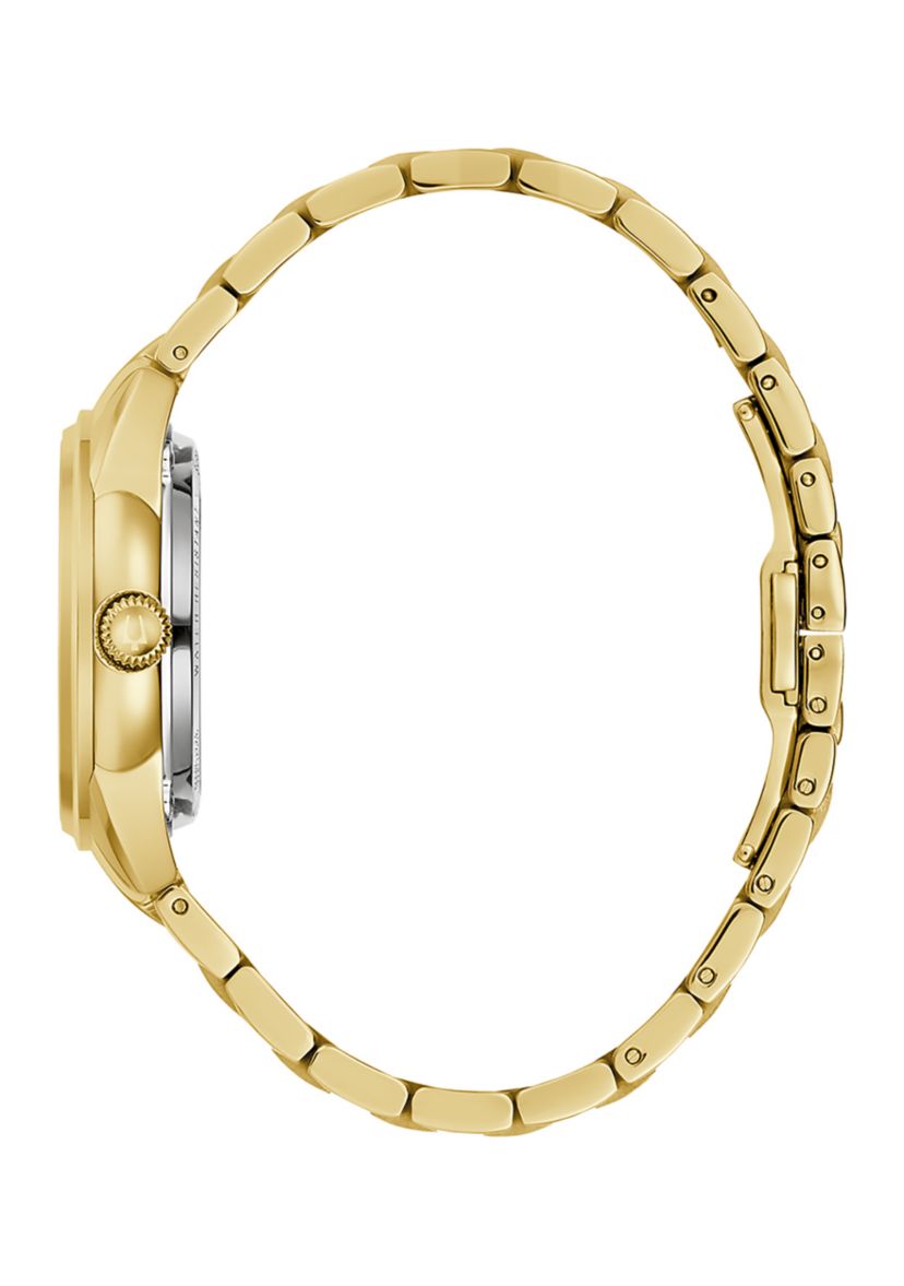 Womens 34.5 Millimeter Classic Sutton Gold-Tone Bracelet Watch 