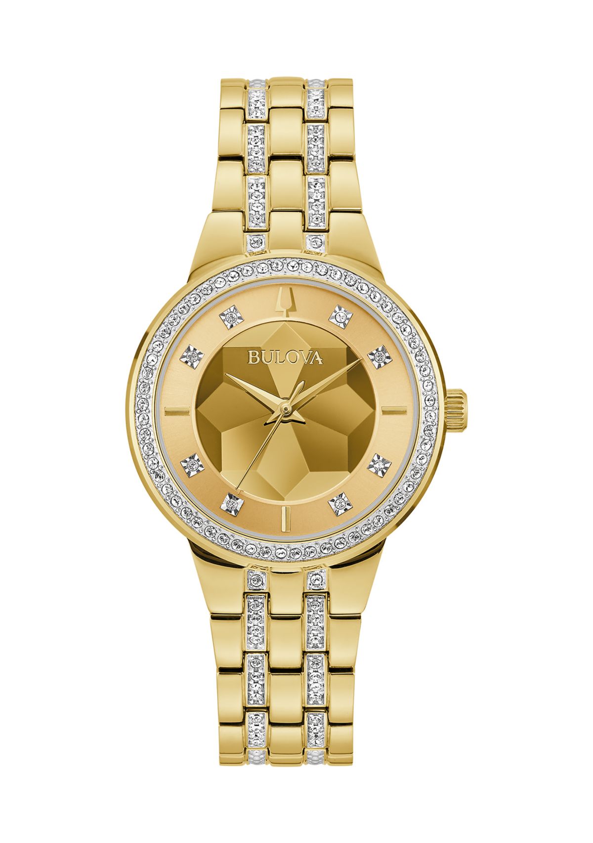 Crystal Gold Watch