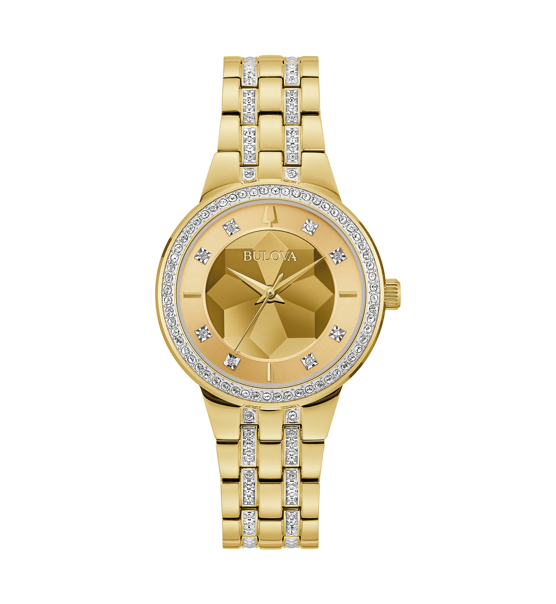 Crystal Gold Watch