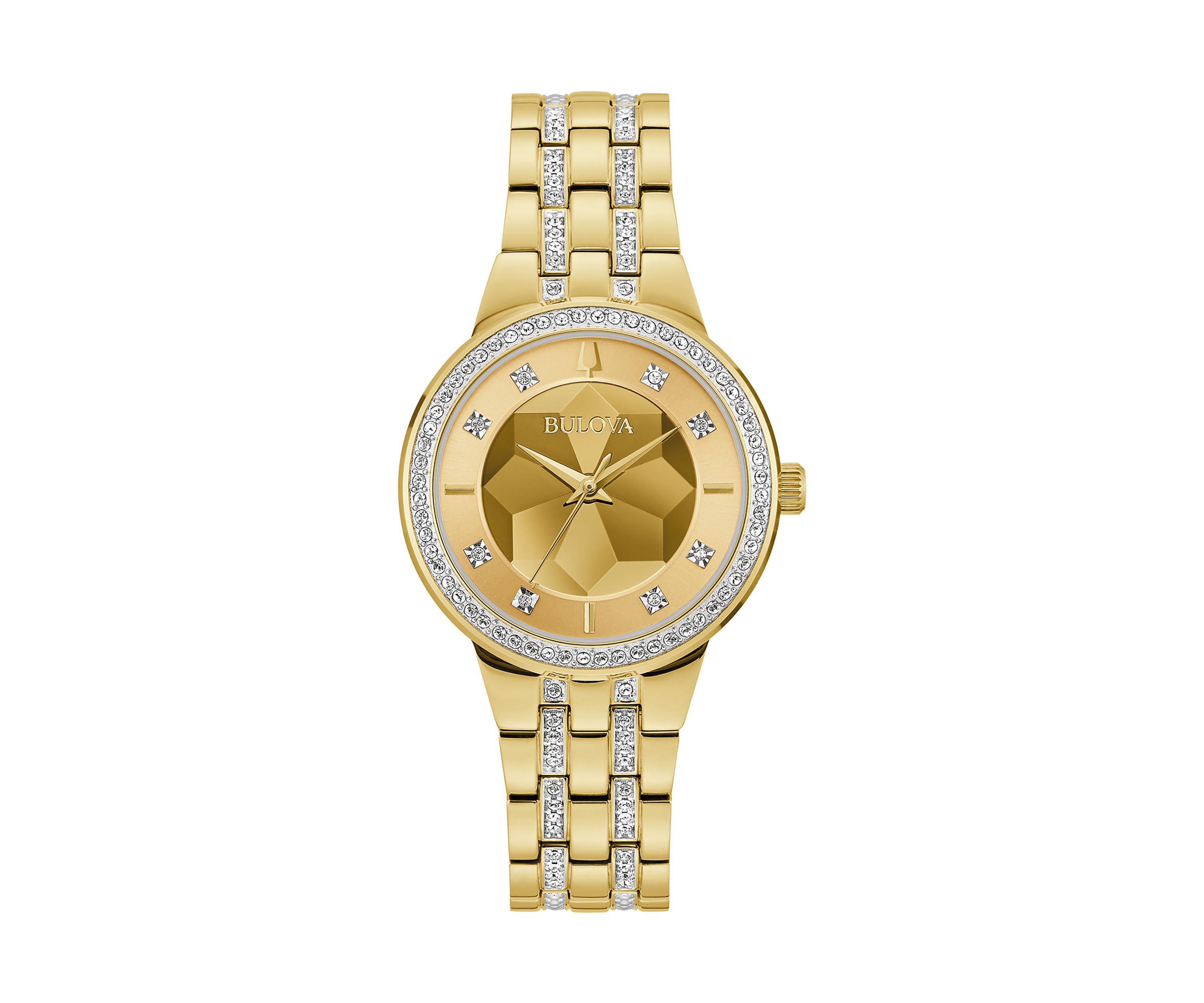 Crystal Gold Watch