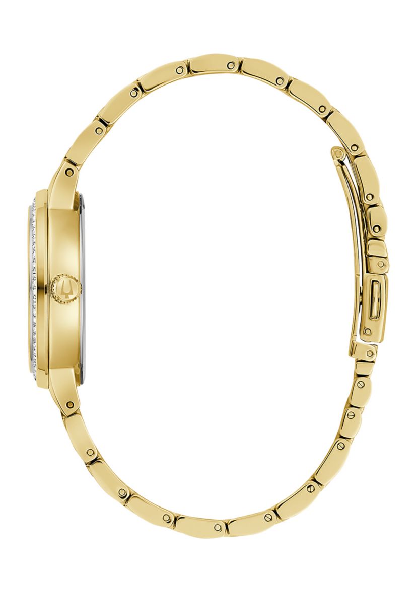Crystal Gold Watch