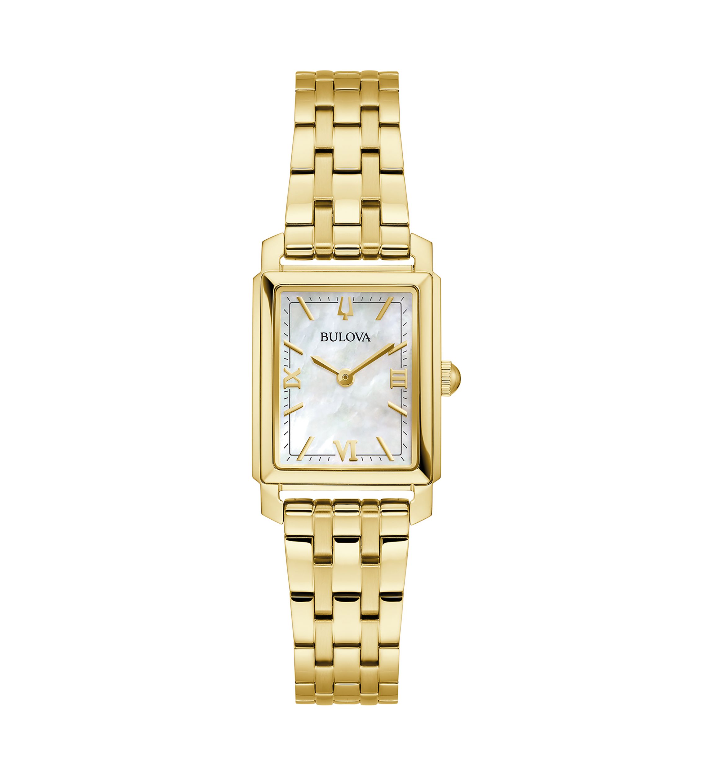 Womens Bulova Dress/Classic BUL Sutton Gold Tone Bracelet Watch 