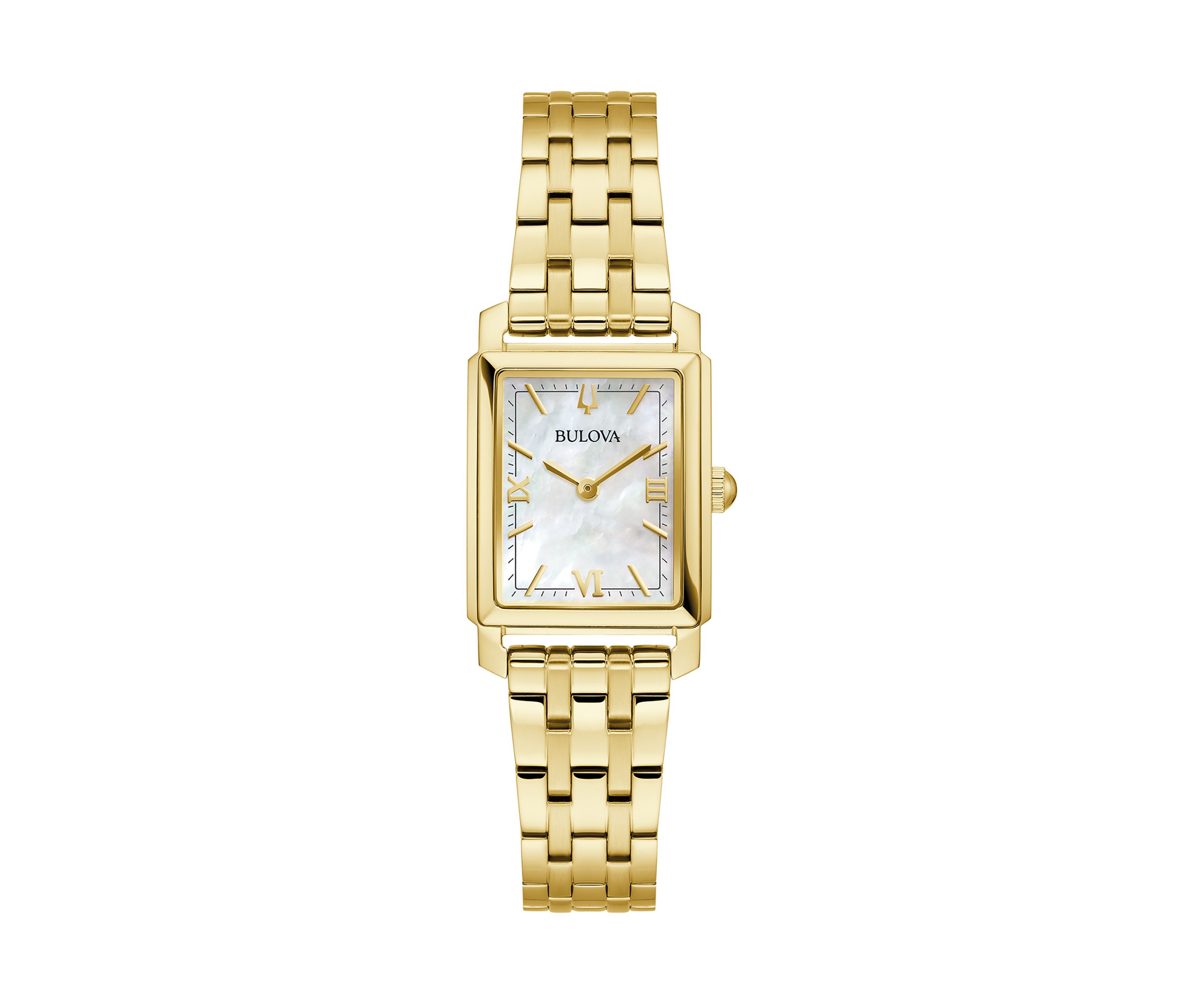 Womens Bulova Dress/Classic BUL Sutton Gold Tone Bracelet Watch 