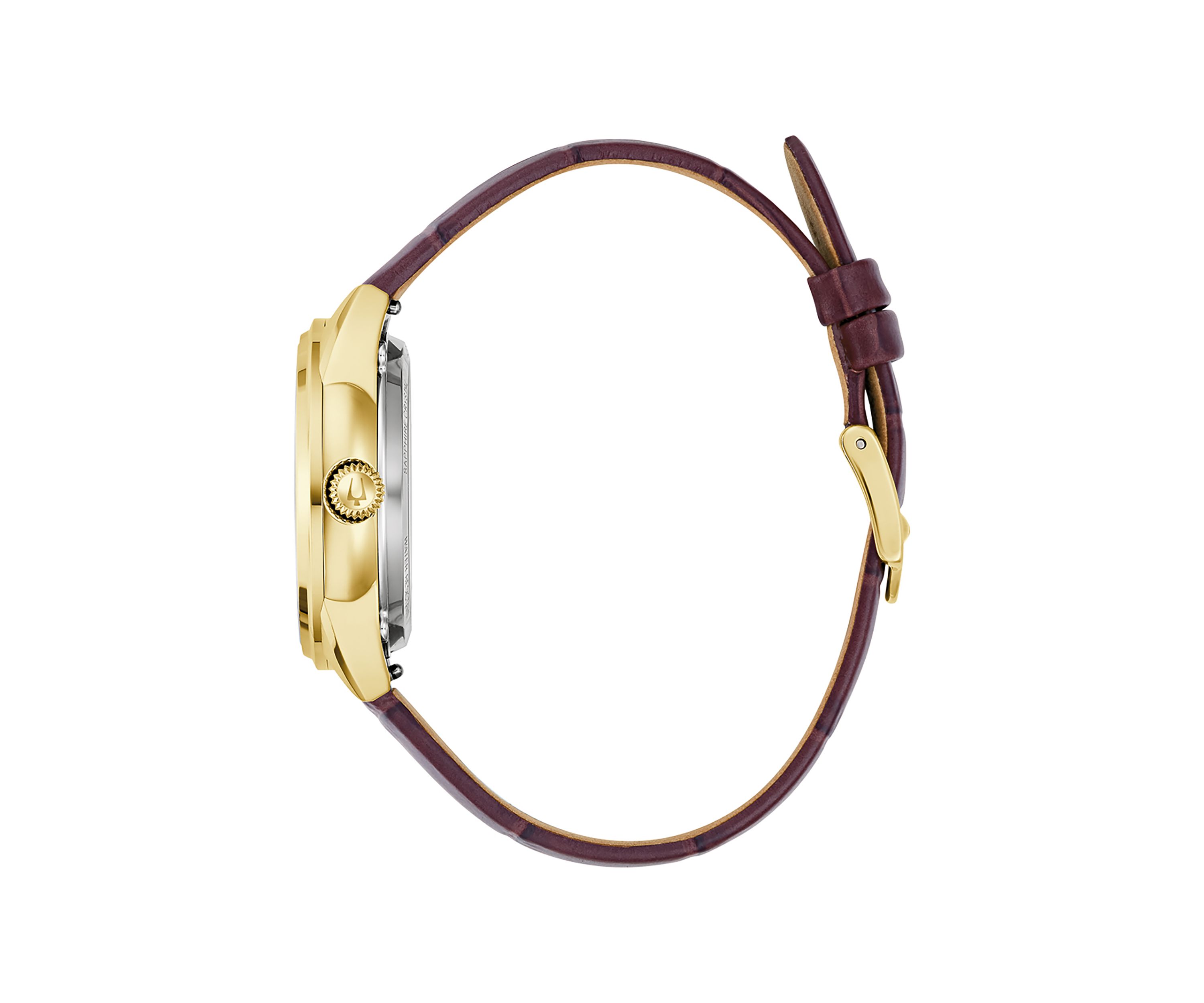 Ladies Classic Sutton Brown Strap Watch, 34.5 Millimeter