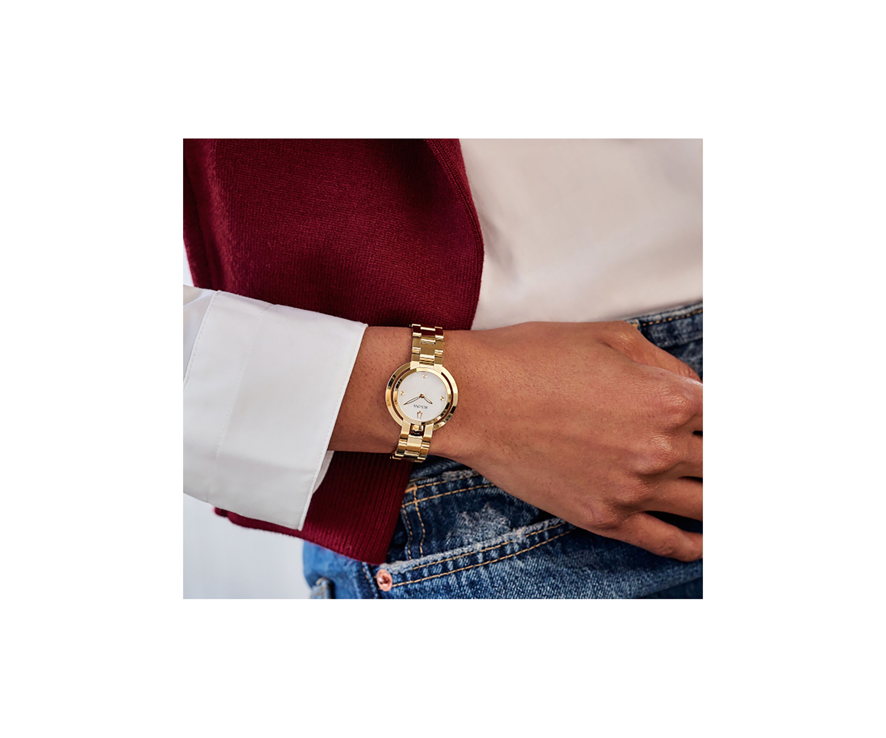 Gold Bracelet Watch 