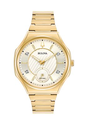 Bulova Women's Curv Diamond Dial Watch