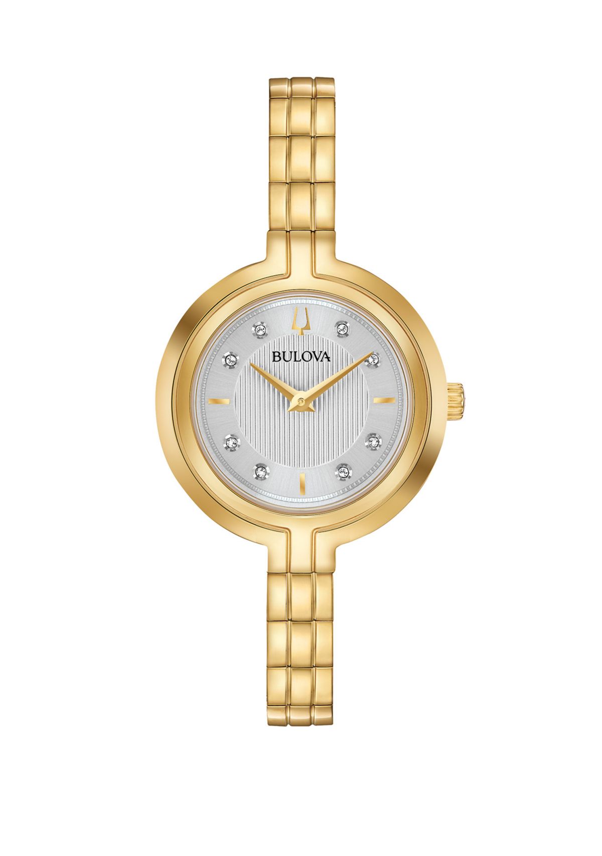  Womens Rhapsody Diamond Accent Gold Tone Stainless Steel Watch