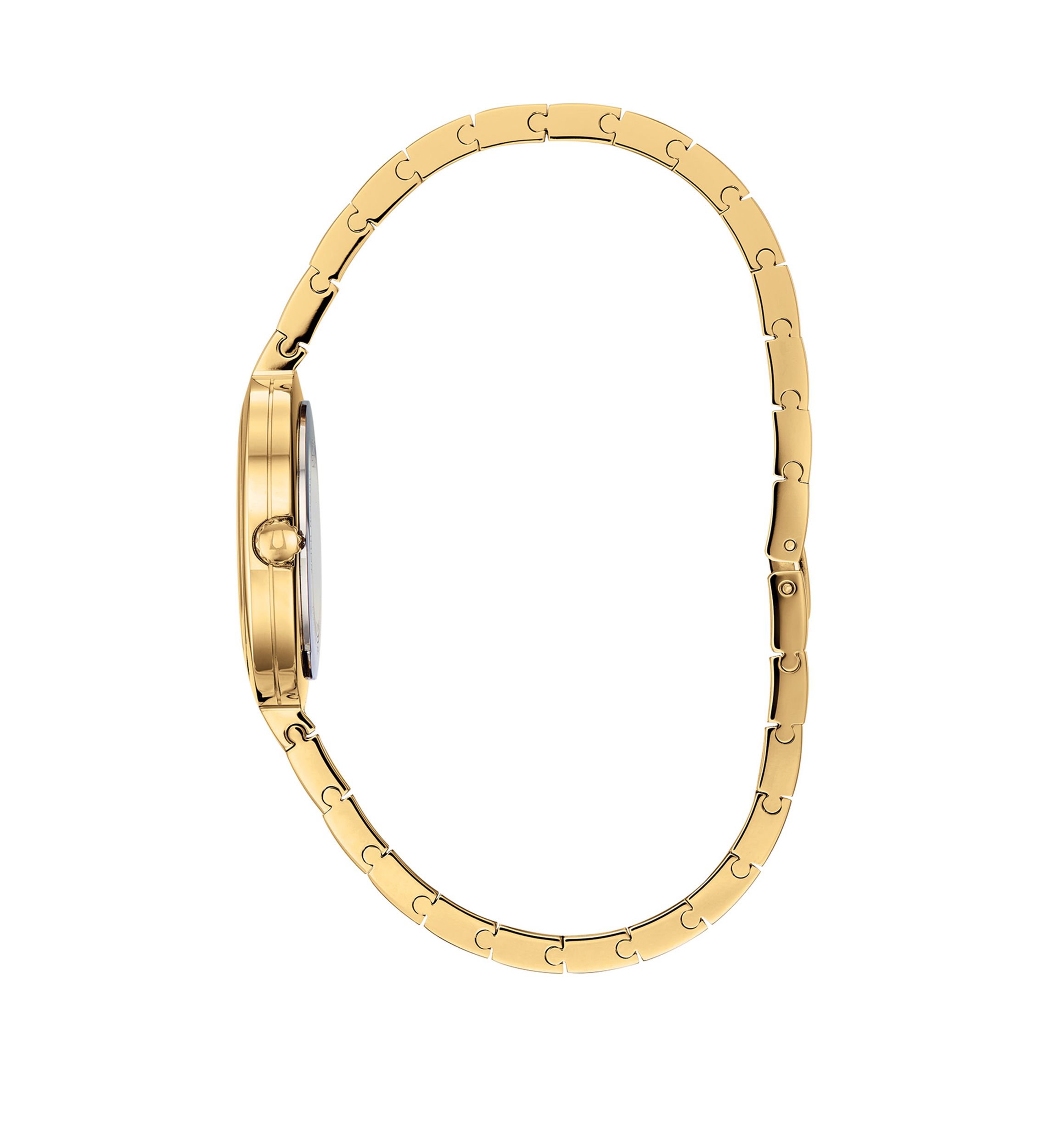  Womens Rhapsody Diamond Accent Gold Tone Stainless Steel Watch