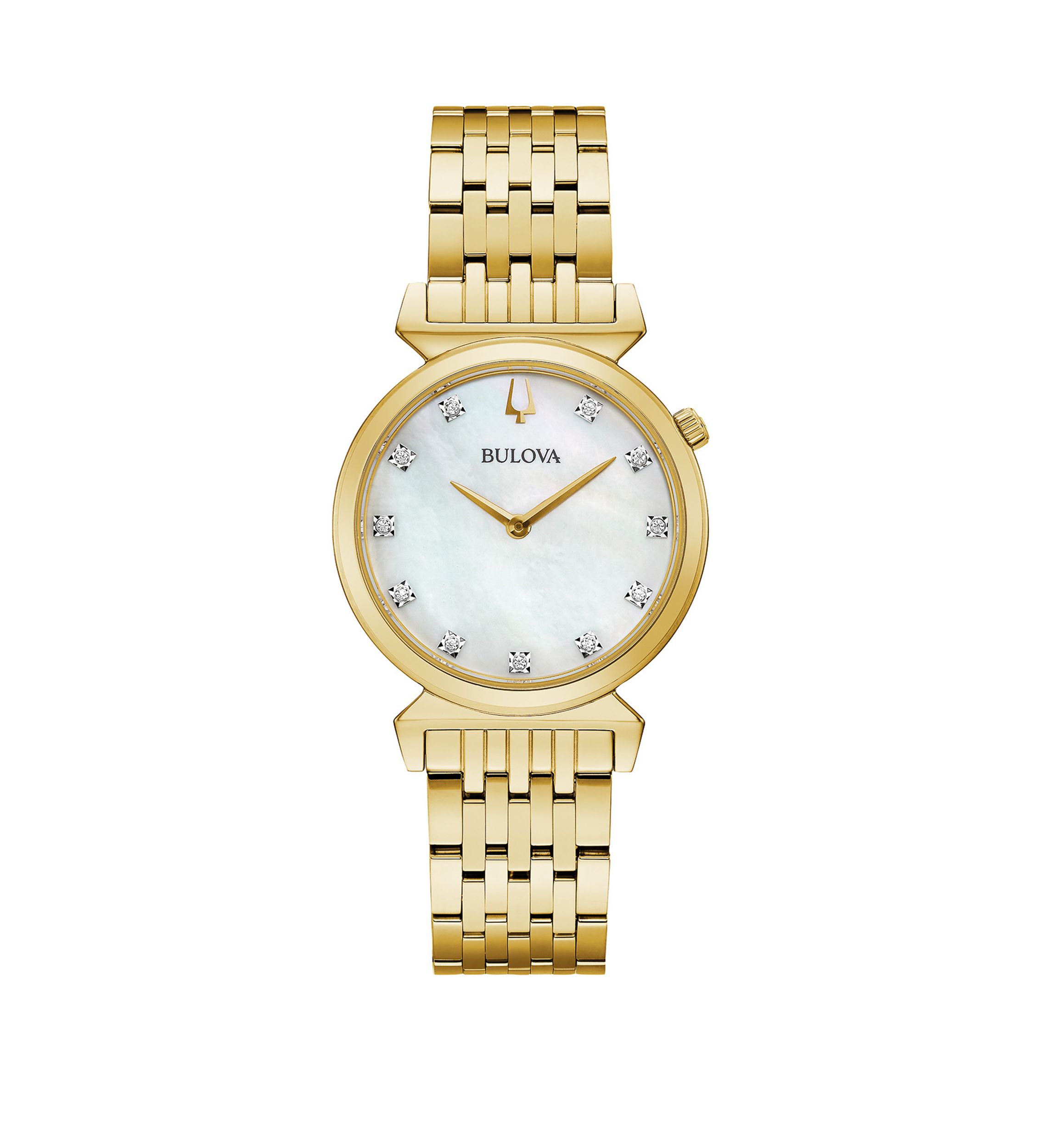 Regatta Gold Tone Diamond Watch 