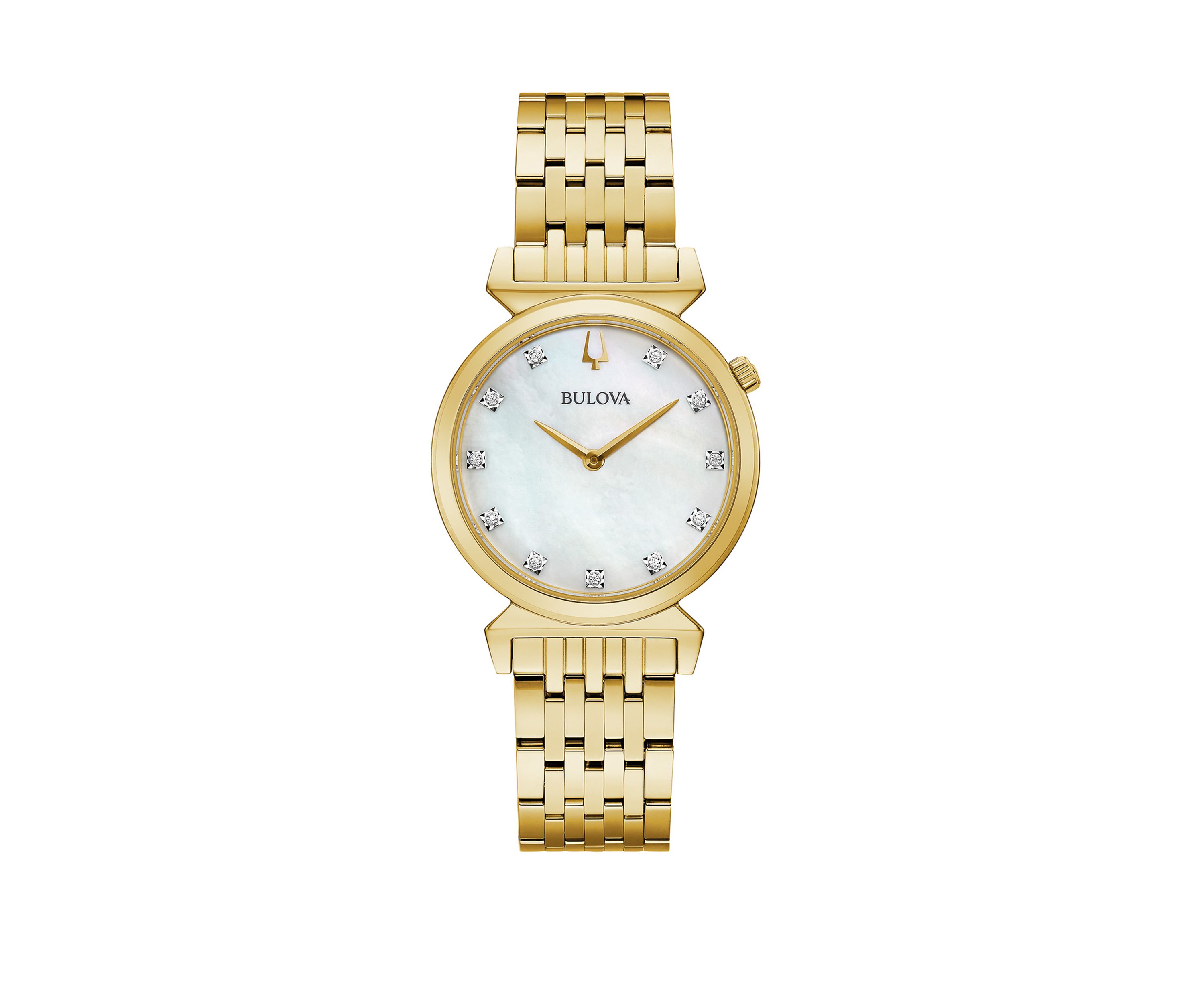 Regatta Gold Tone Diamond Watch 