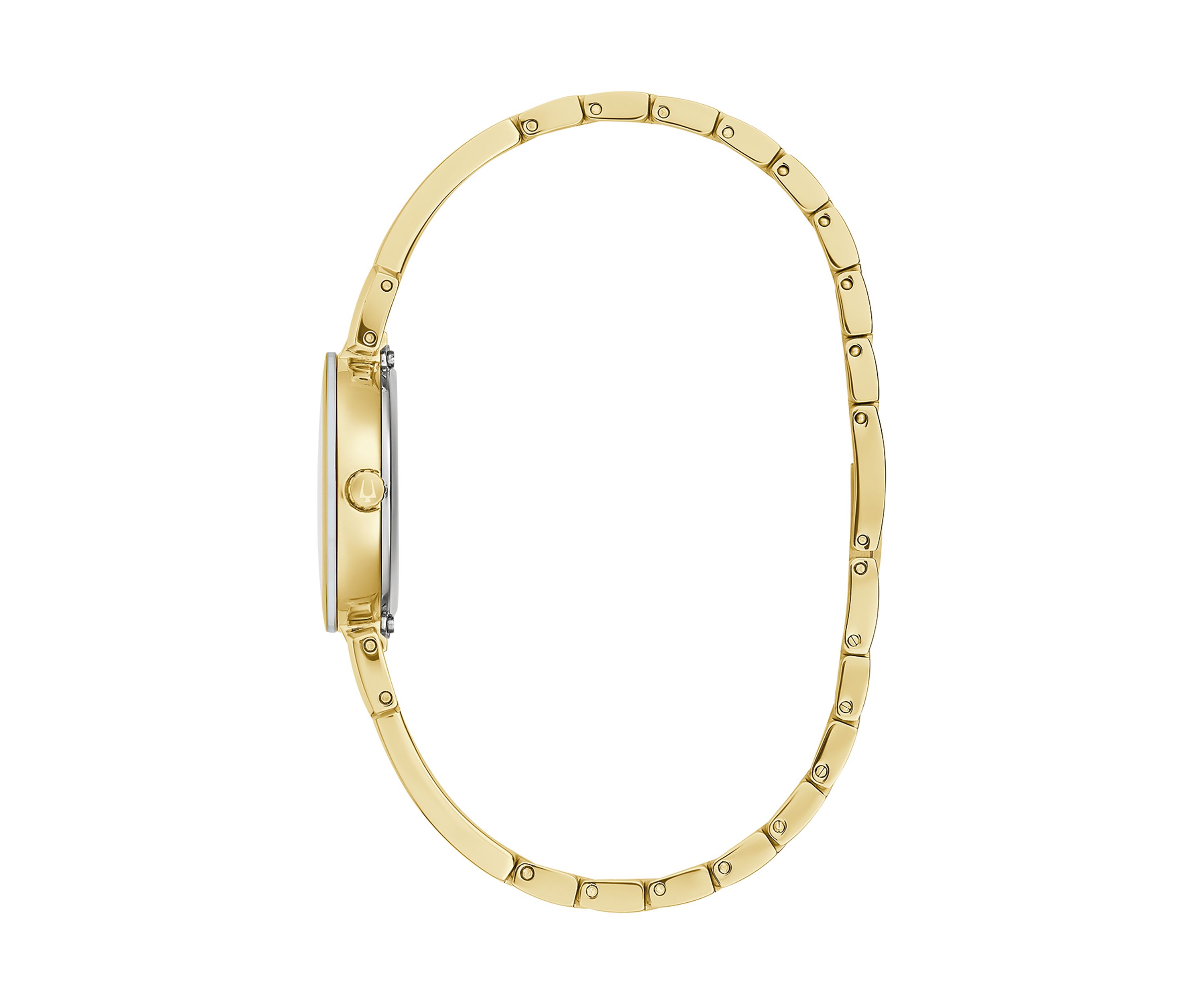 Modern Gold Tone Watch 