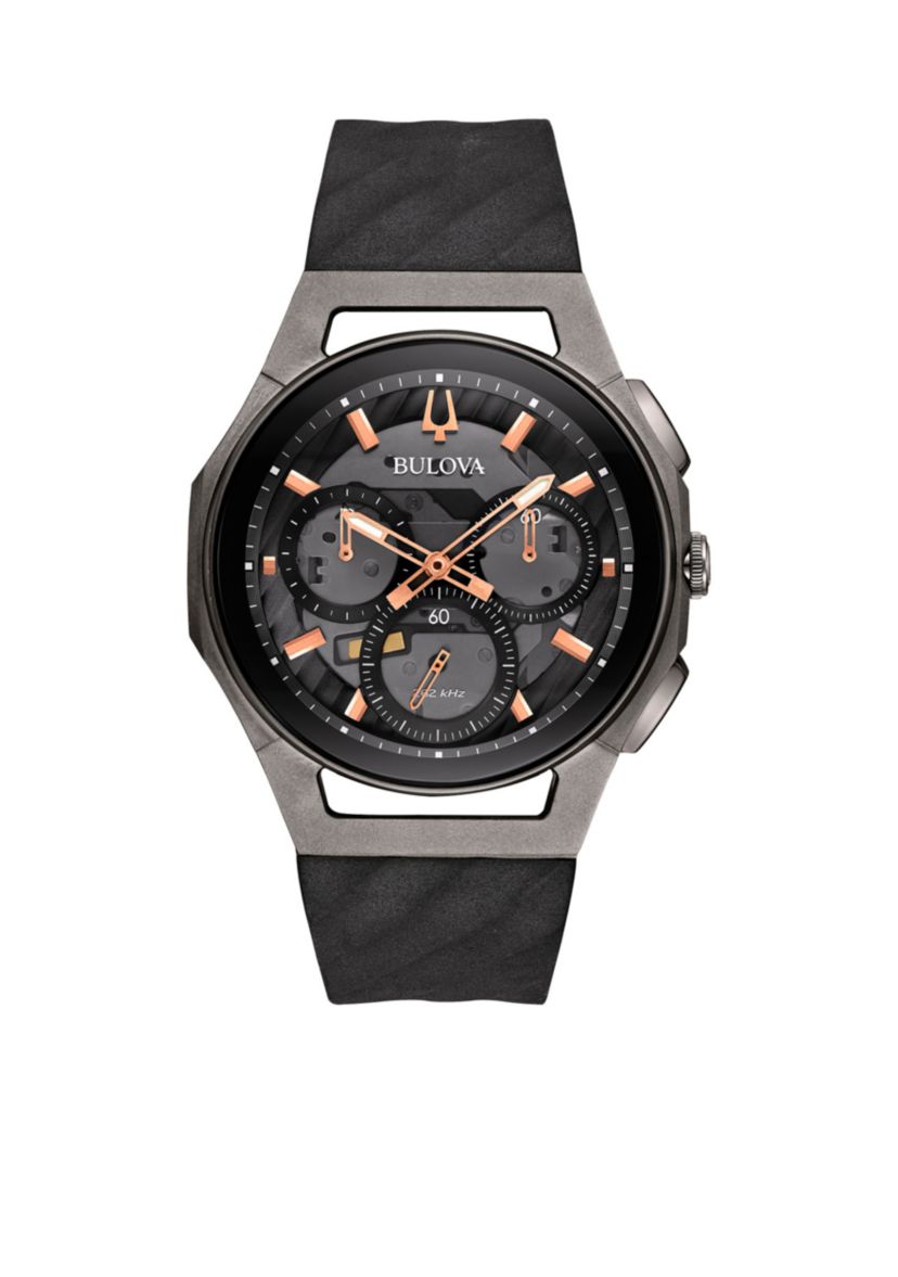 Mens CURV Titanium And Stainless Steel Watch