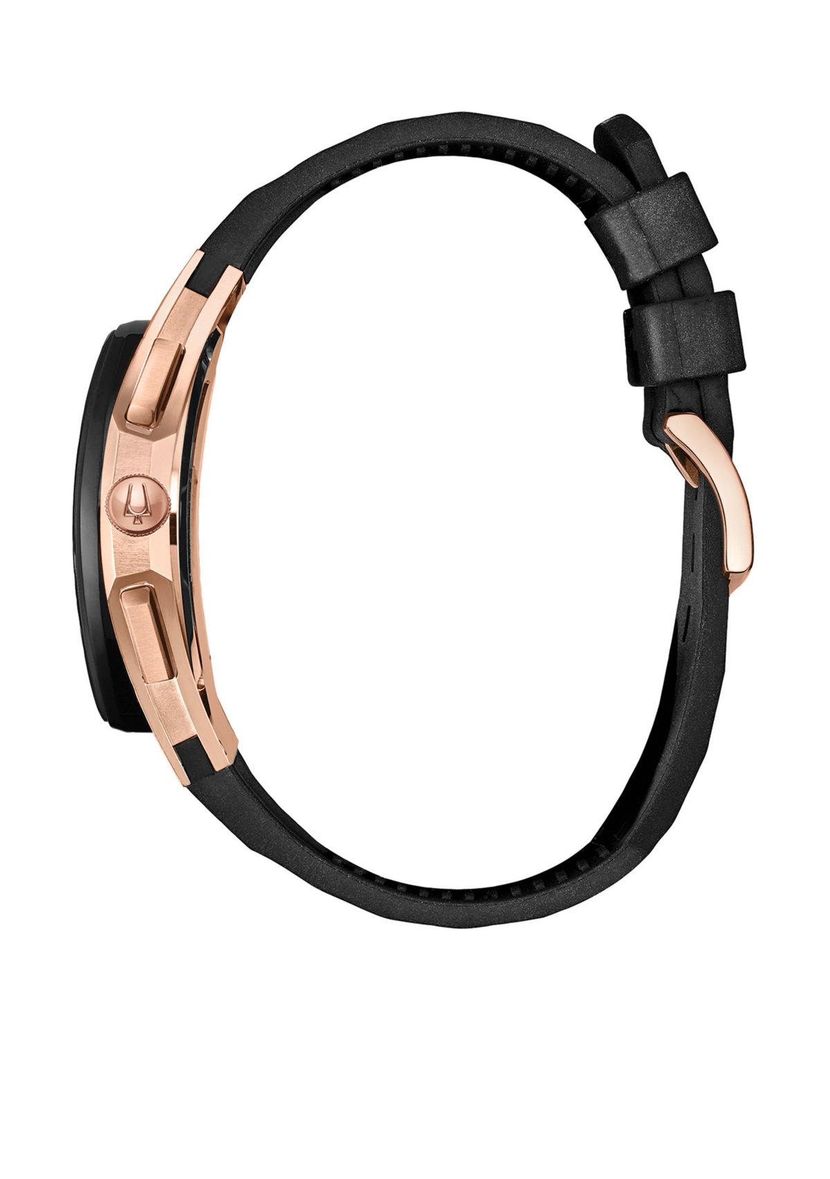 Mens Rose Gold-Tone Curv Chronograph Watch