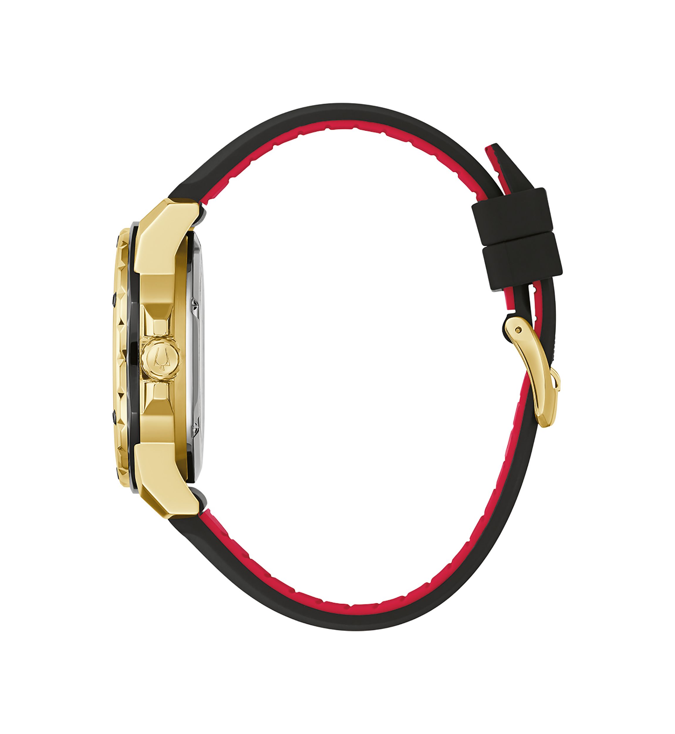 Marine Star Mens Automatic Black Strap Watch
