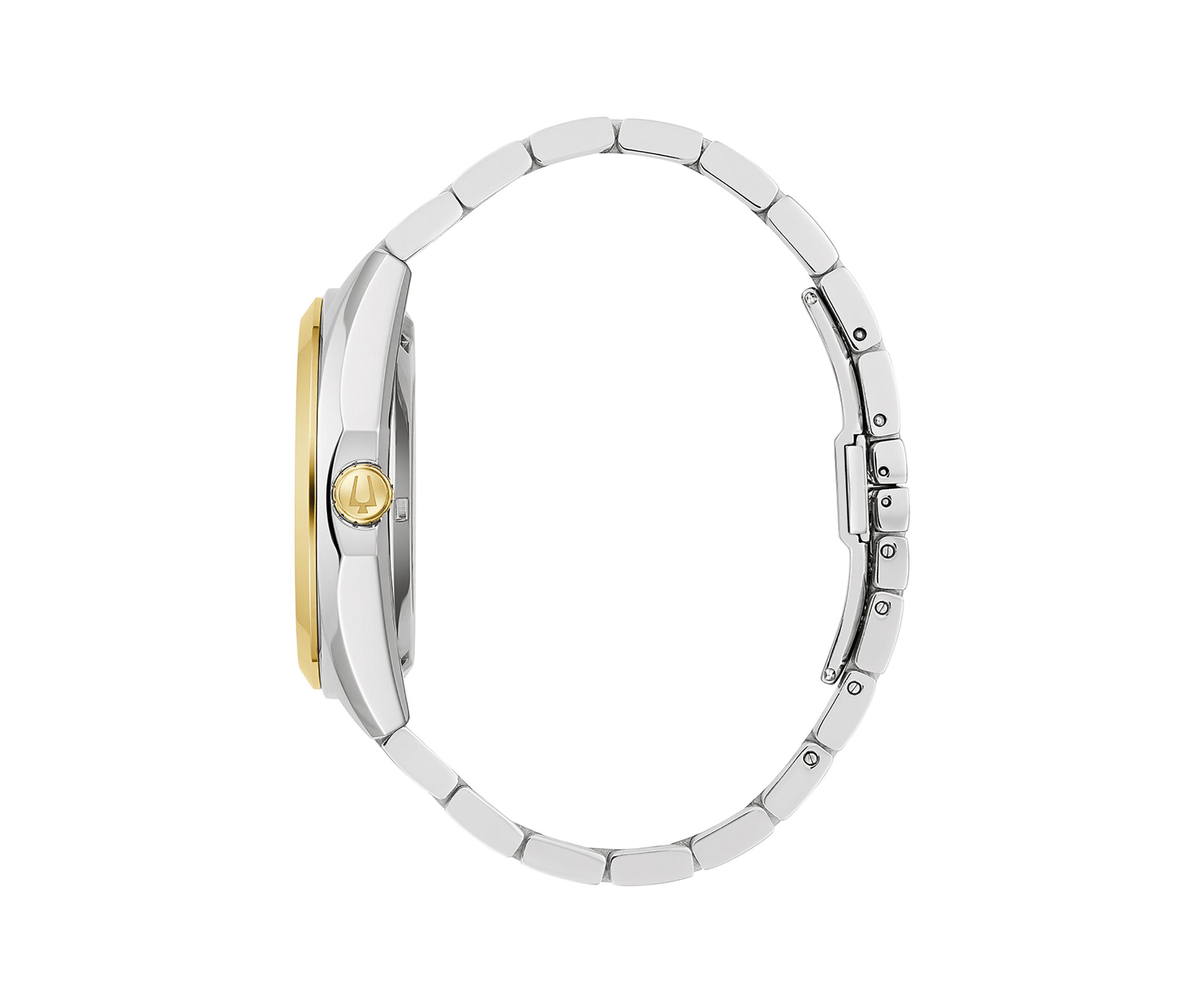Surveyor Mens Automatic Two-tone Stainless Steel Bracelet Watch