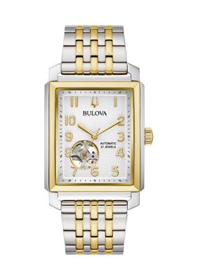 Bulova Men's 33 Millimeter Classic Sutton Two-Tone Bracelet Watch