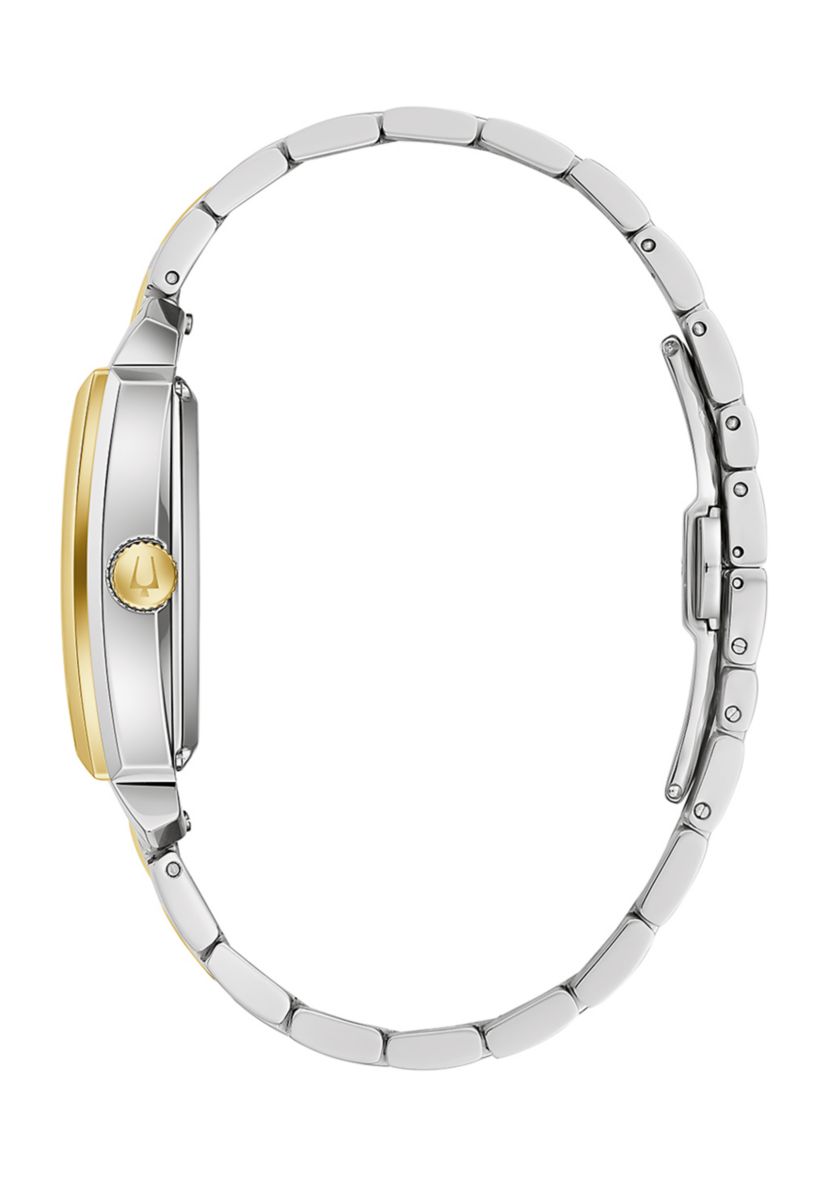 Mens 33 Millimeter Classic Sutton Two-Tone Bracelet Watch 