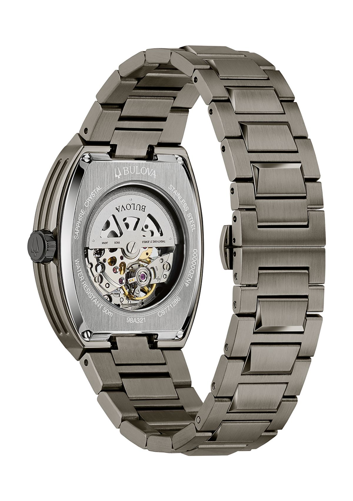 Mens Performance Maquina Gray Bracelet Watch, 40mm