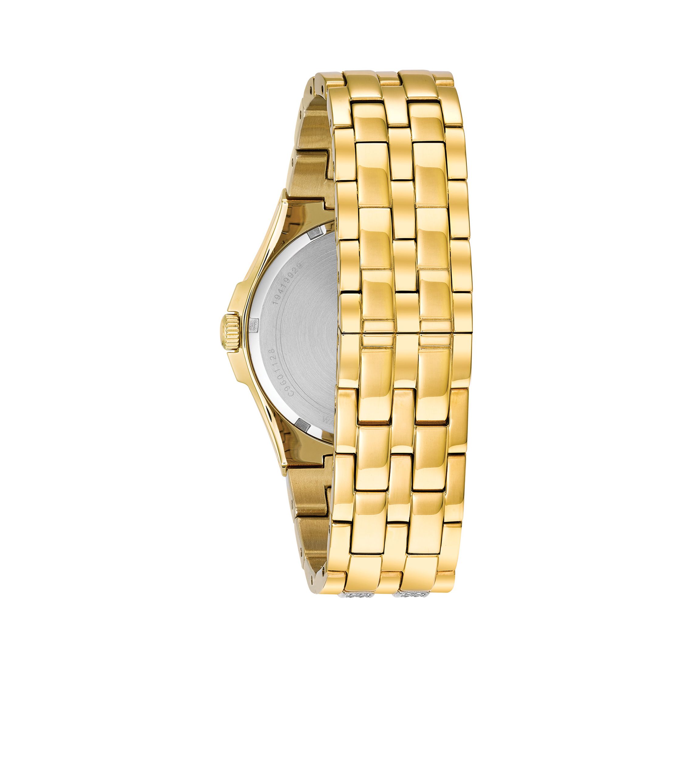 Mens Stainless Steel Crystal Collection Watch