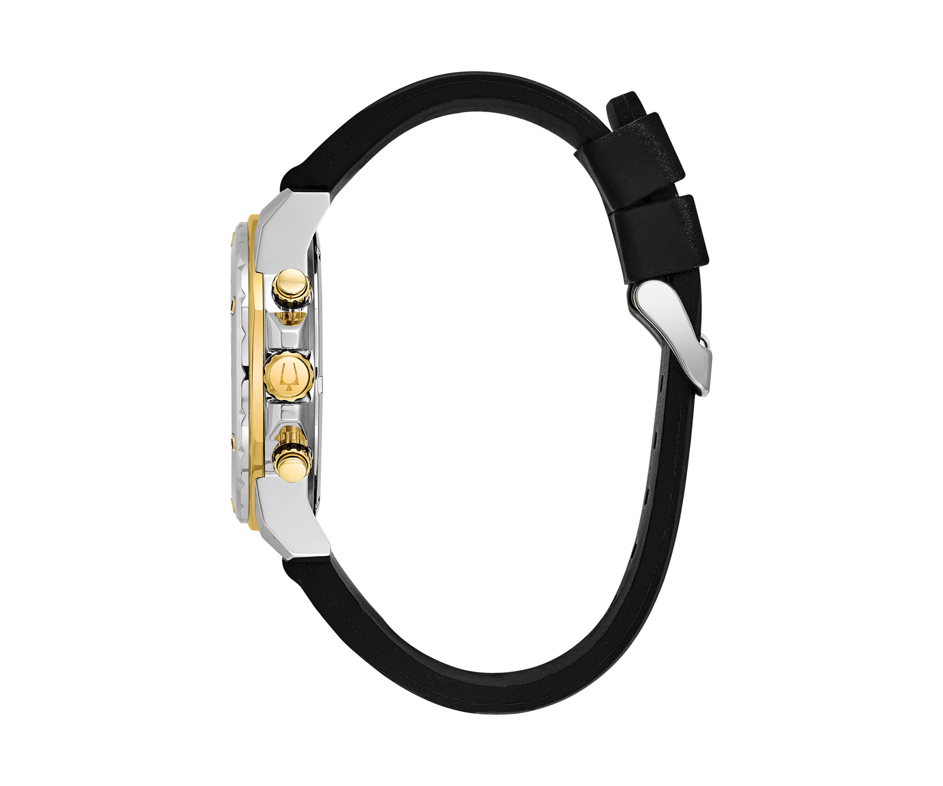 Marine Star Silicone Strap Watch 