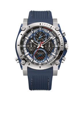 Bulova Men's Stainless Steel Precisionist Watch, Blue -  0042429559912