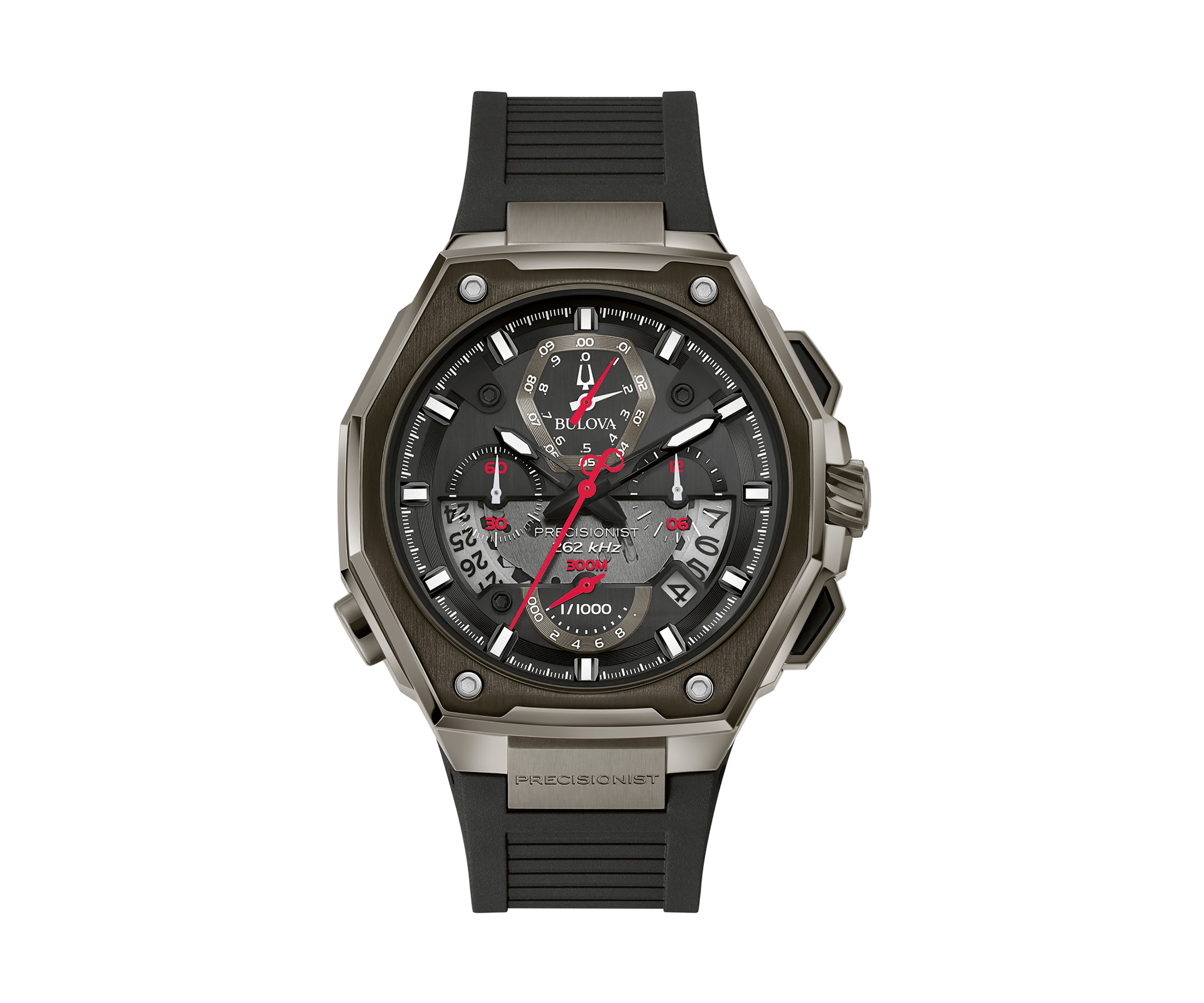 Black Stainless Steel Precisionist Bracelet Watch 