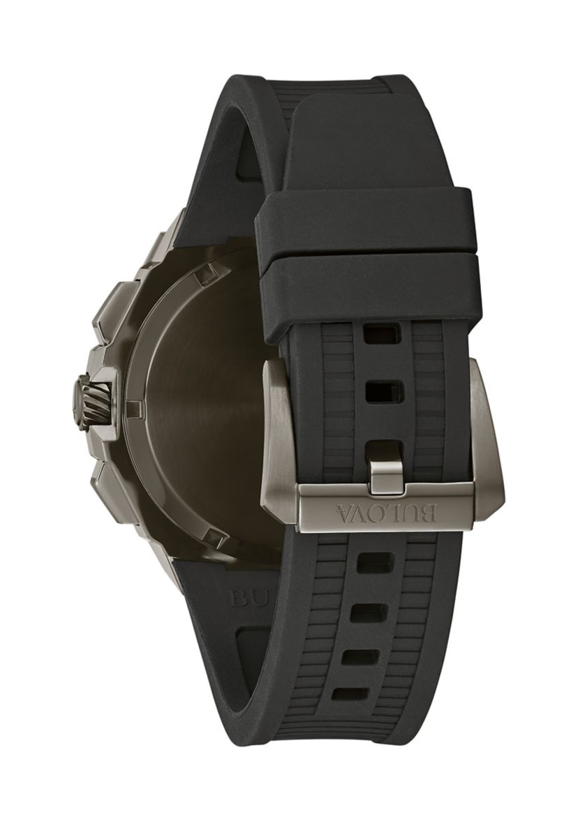 Black Stainless Steel Precisionist Bracelet Watch 