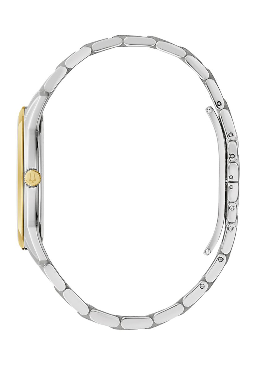 Mens Classic Sutton Two-Tone Stainless Steel Bracelet Watch