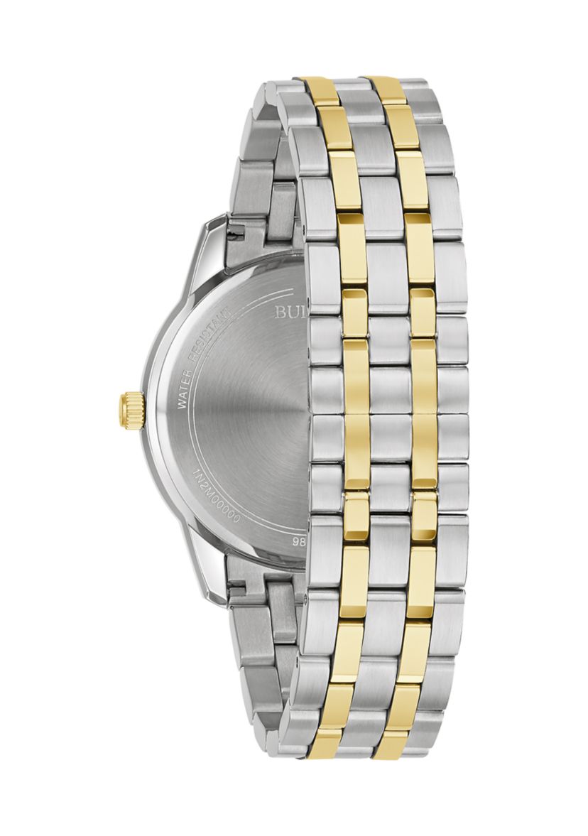 Mens Classic Sutton Two-Tone Stainless Steel Bracelet Watch