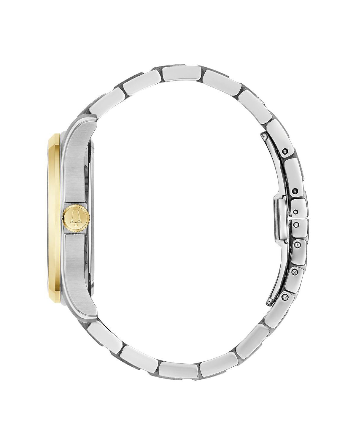 Mens Classic Wilton Silver-Tone Stainless Steel Bracelet Watch, 41mm