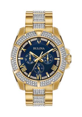 Bulova Men's Octava Stainless Steel Bracelet Watch